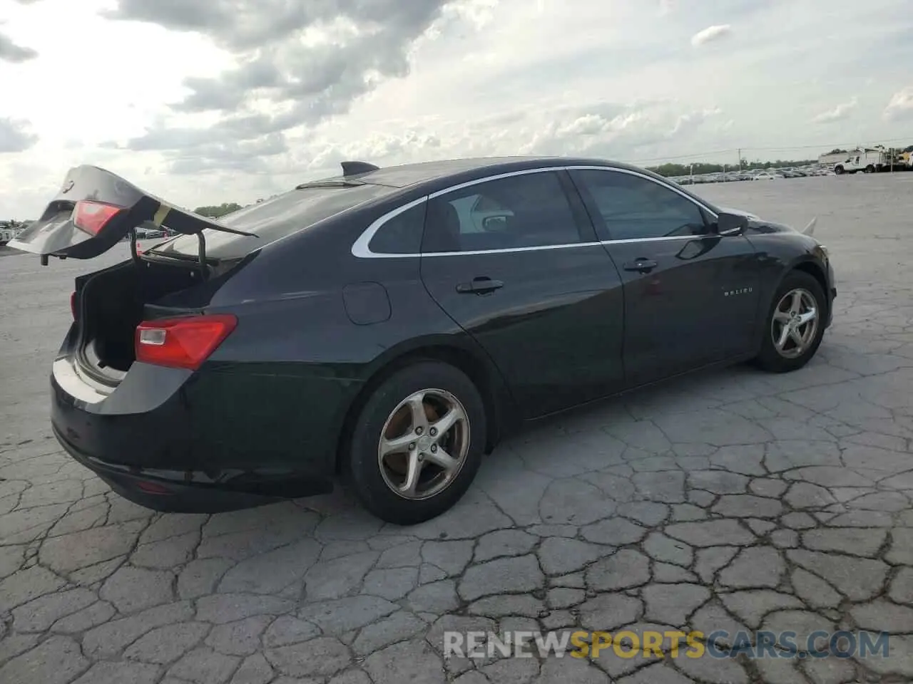3 Photograph of a damaged car 1G1ZB5ST8LF048555 CHEVROLET MALIBU 2020