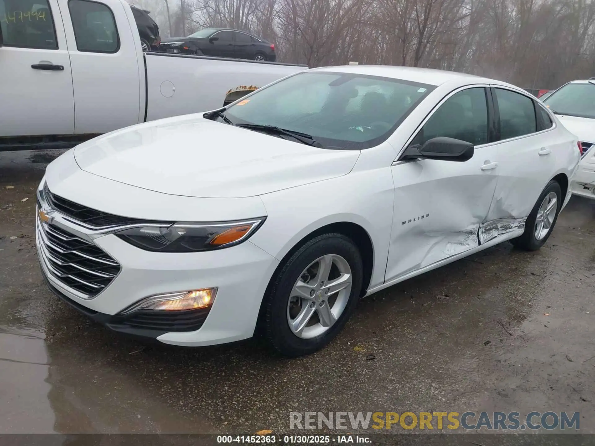 2 Photograph of a damaged car 1G1ZB5ST8LF087503 CHEVROLET MALIBU 2020