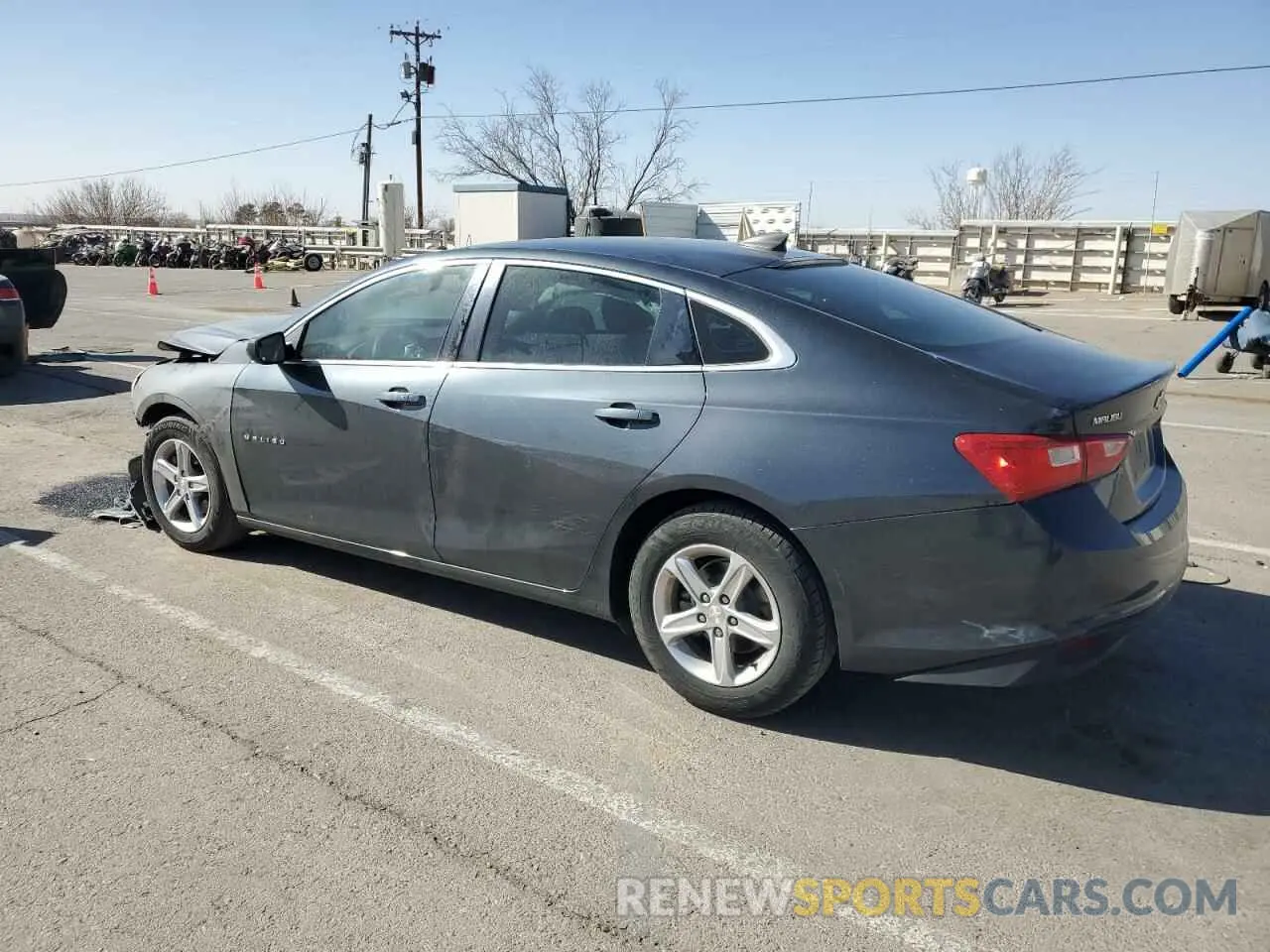 2 Photograph of a damaged car 1G1ZB5ST8LF118023 CHEVROLET MALIBU 2020