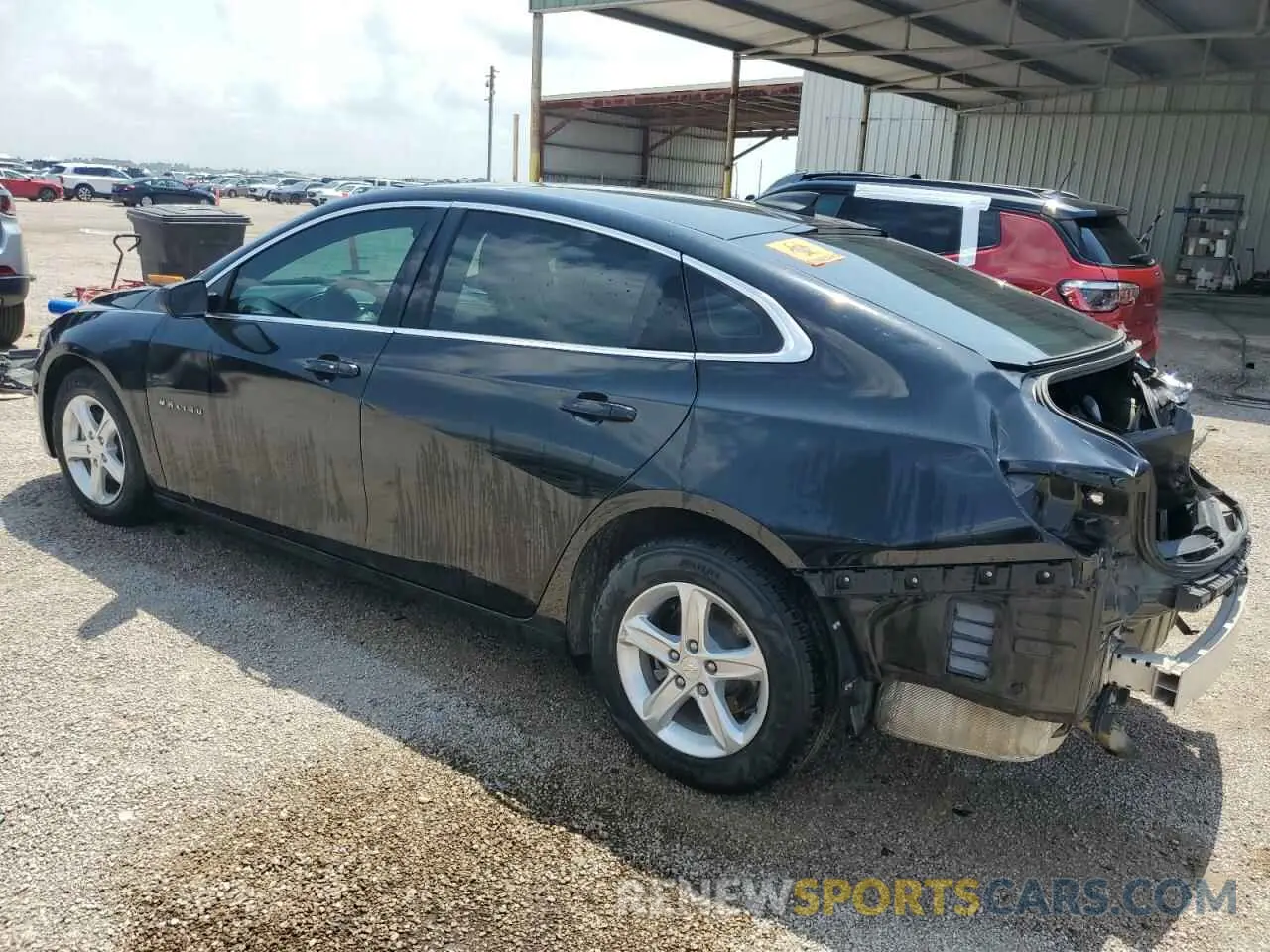 2 Photograph of a damaged car 1G1ZB5ST8LF118801 CHEVROLET MALIBU 2020