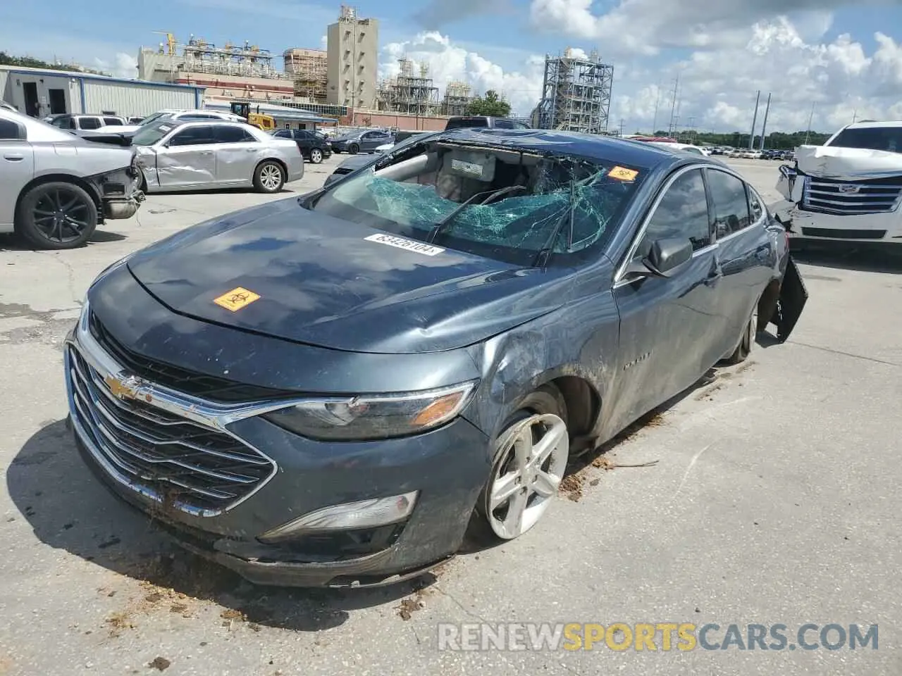 1 Photograph of a damaged car 1G1ZB5ST8LF148848 CHEVROLET MALIBU 2020