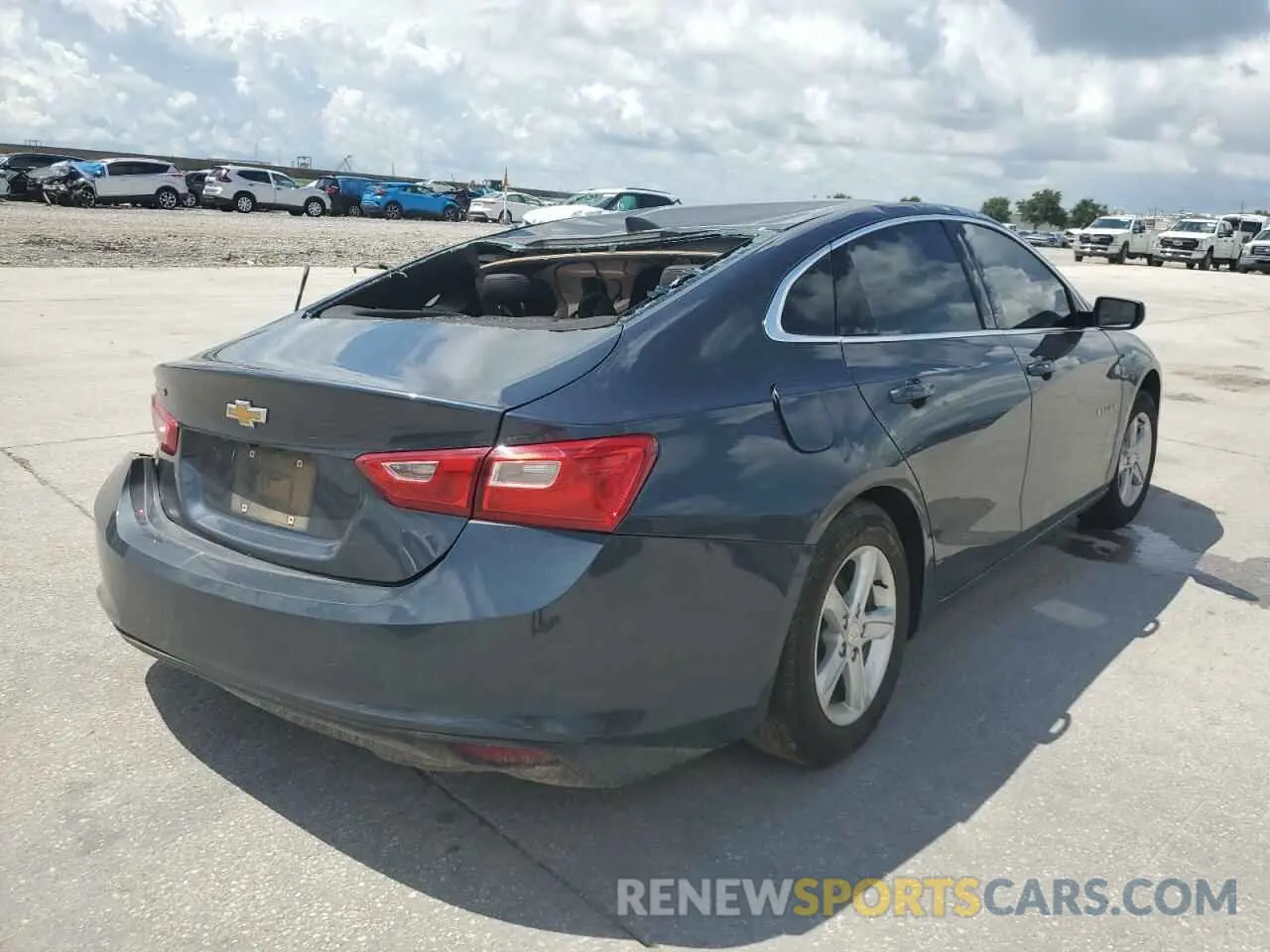 3 Photograph of a damaged car 1G1ZB5ST8LF148848 CHEVROLET MALIBU 2020