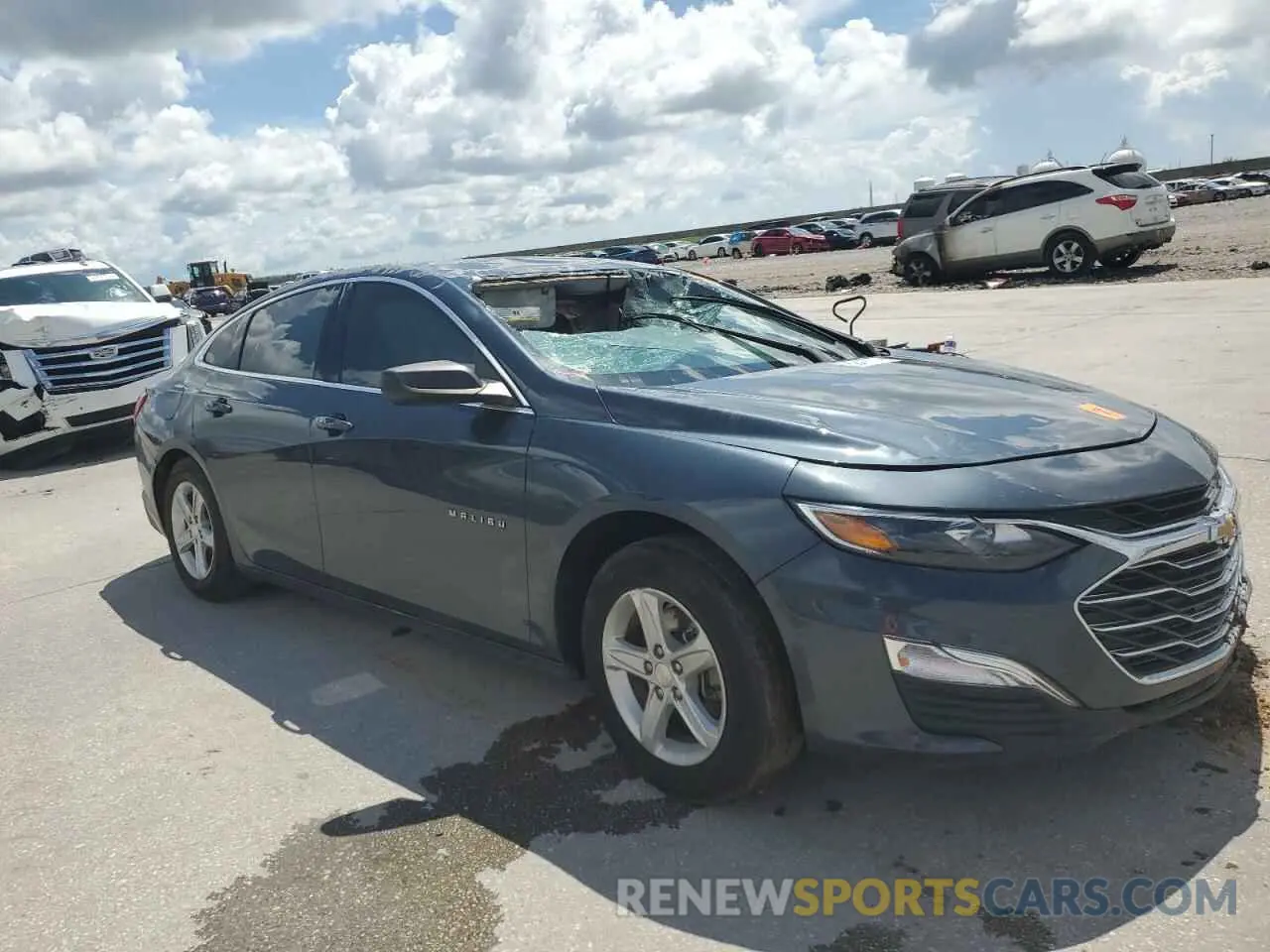 4 Photograph of a damaged car 1G1ZB5ST8LF148848 CHEVROLET MALIBU 2020