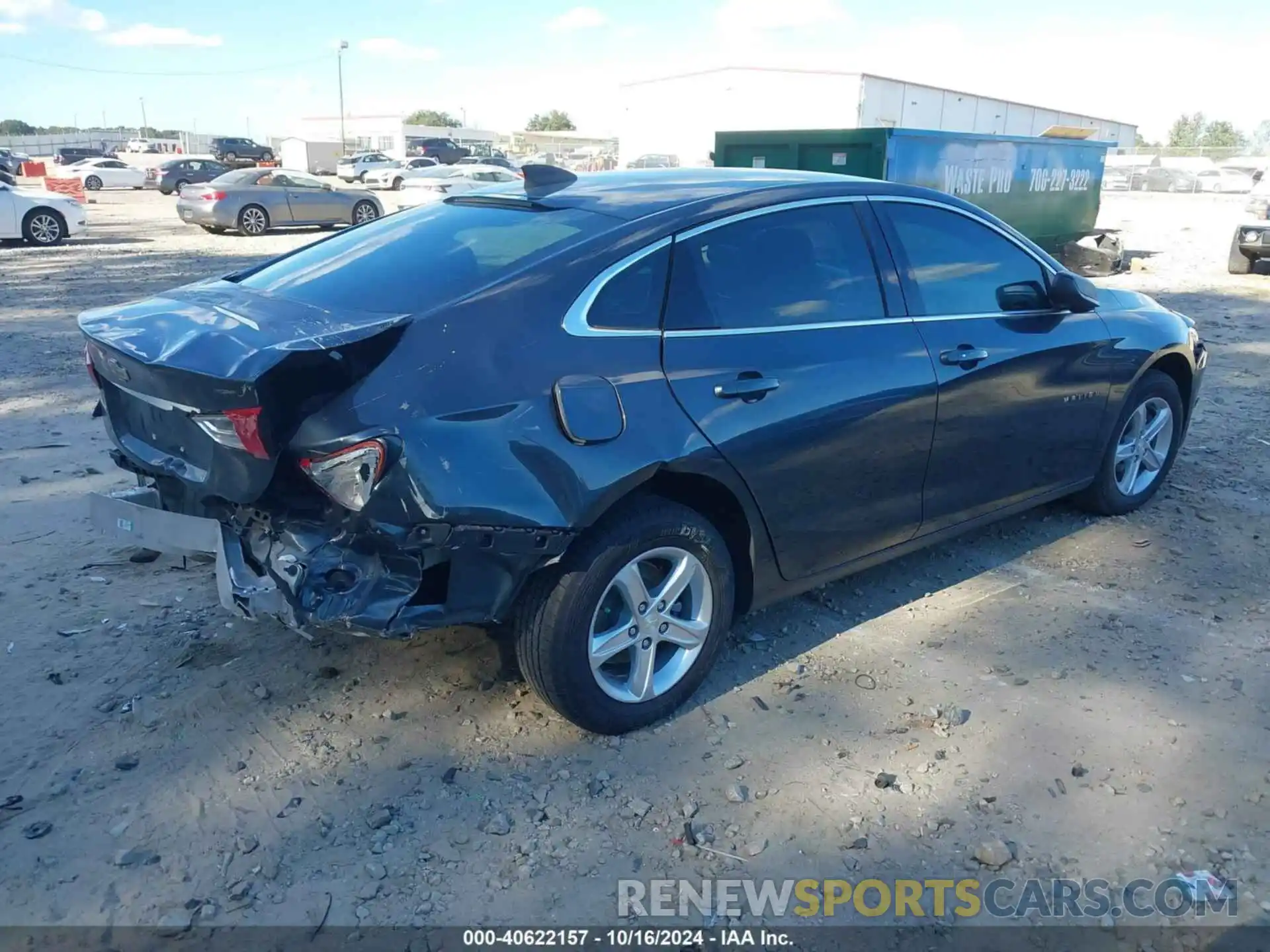 4 Photograph of a damaged car 1G1ZB5ST8LF148879 CHEVROLET MALIBU 2020