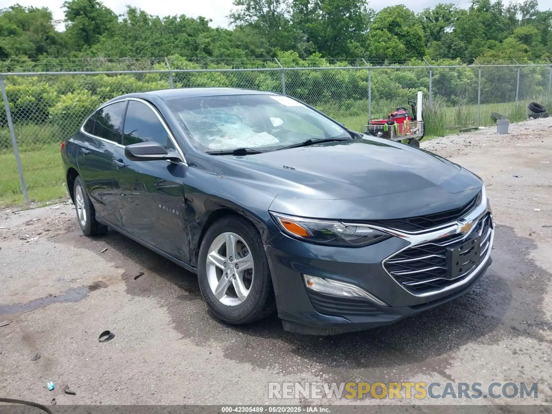1 Photograph of a damaged car 1G1ZB5ST8LF154021 CHEVROLET MALIBU 2020