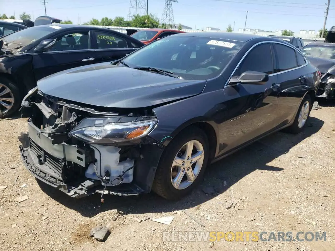 1 Photograph of a damaged car 1G1ZB5ST8LF156710 CHEVROLET MALIBU 2020