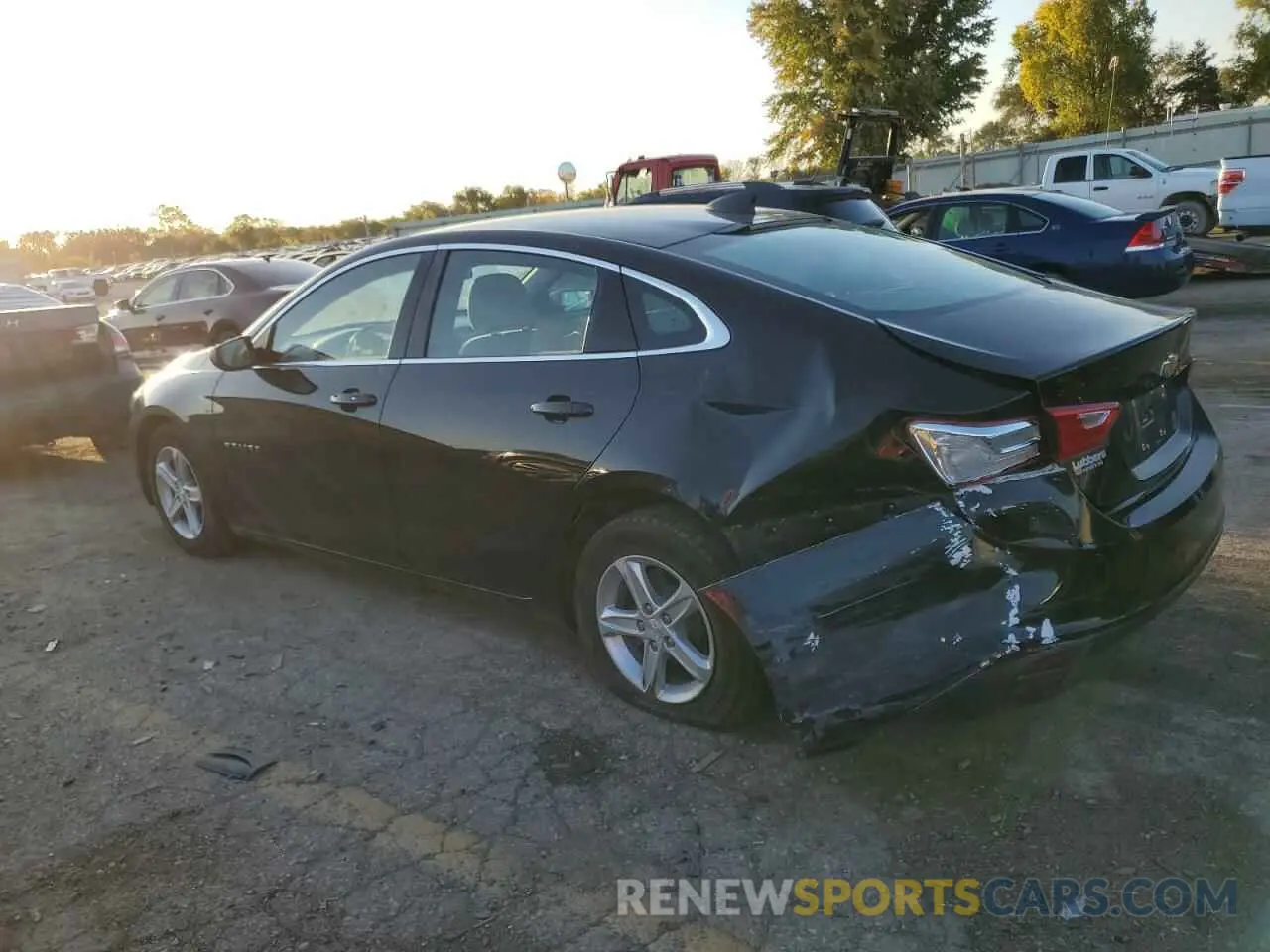 2 Photograph of a damaged car 1G1ZB5ST9LF053425 CHEVROLET MALIBU 2020