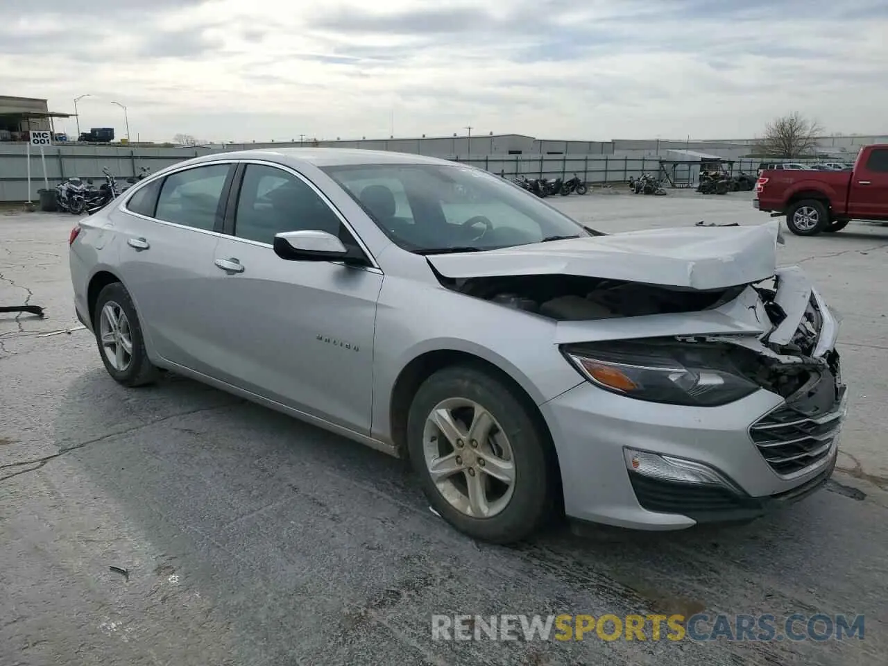 4 Photograph of a damaged car 1G1ZB5ST9LF119746 CHEVROLET MALIBU 2020