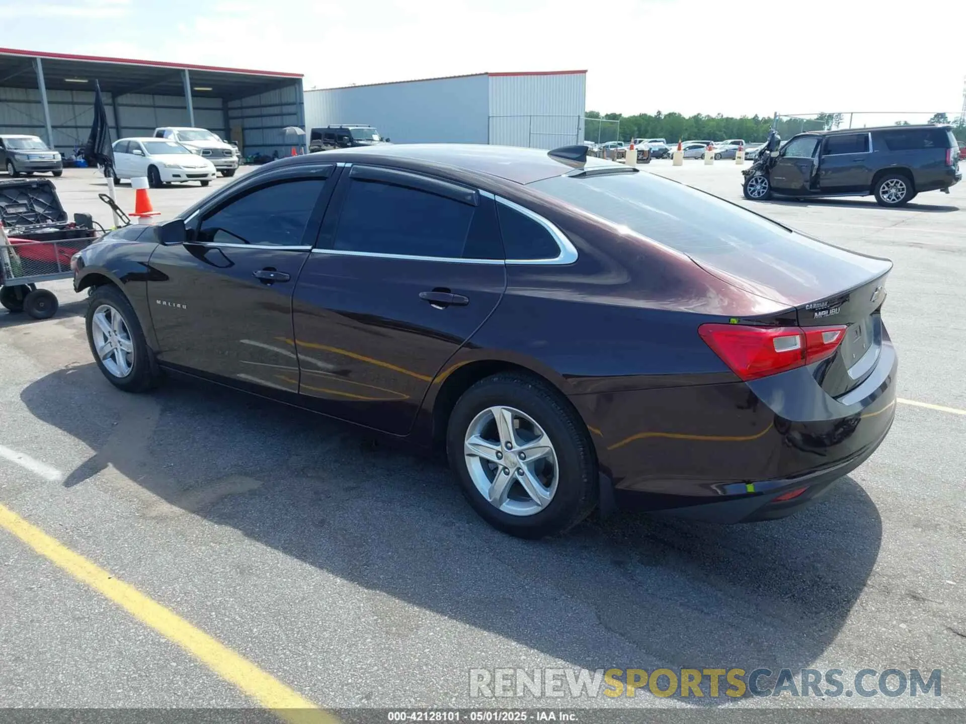 3 Photograph of a damaged car 1G1ZB5ST9LF141374 CHEVROLET MALIBU 2020