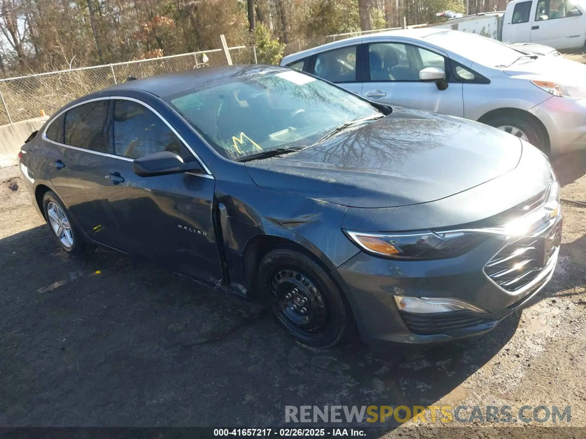 1 Photograph of a damaged car 1G1ZB5ST9LF153413 CHEVROLET MALIBU 2020