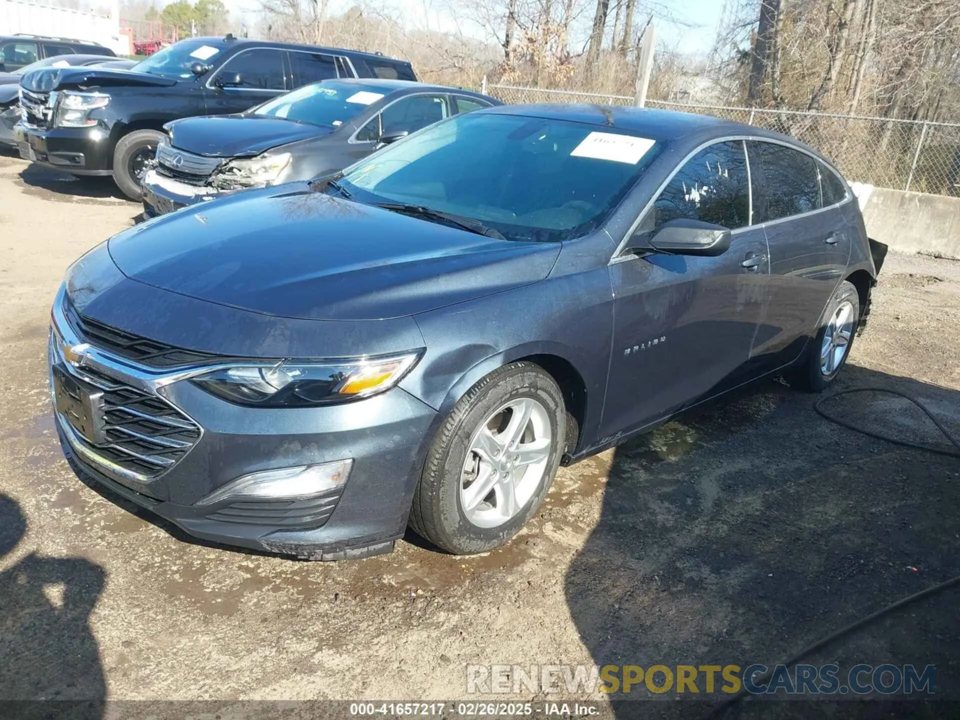 2 Photograph of a damaged car 1G1ZB5ST9LF153413 CHEVROLET MALIBU 2020