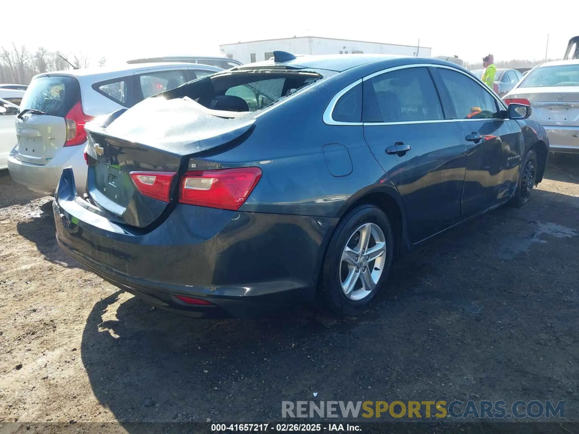 4 Photograph of a damaged car 1G1ZB5ST9LF153413 CHEVROLET MALIBU 2020