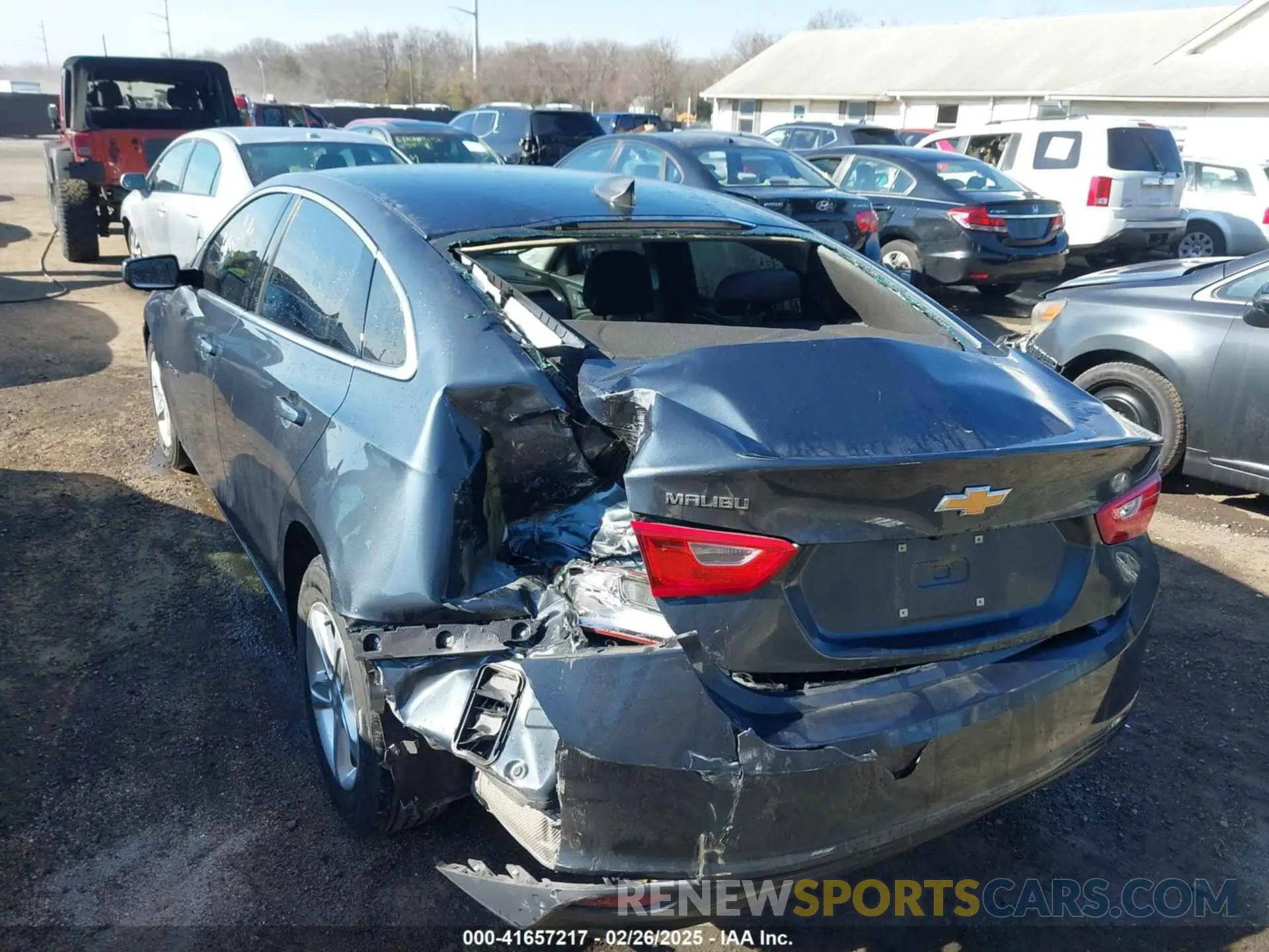 6 Photograph of a damaged car 1G1ZB5ST9LF153413 CHEVROLET MALIBU 2020