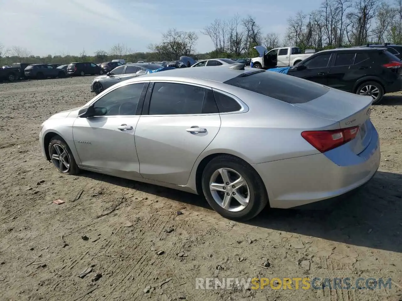 2 Photograph of a damaged car 1G1ZB5STXLF005660 CHEVROLET MALIBU 2020