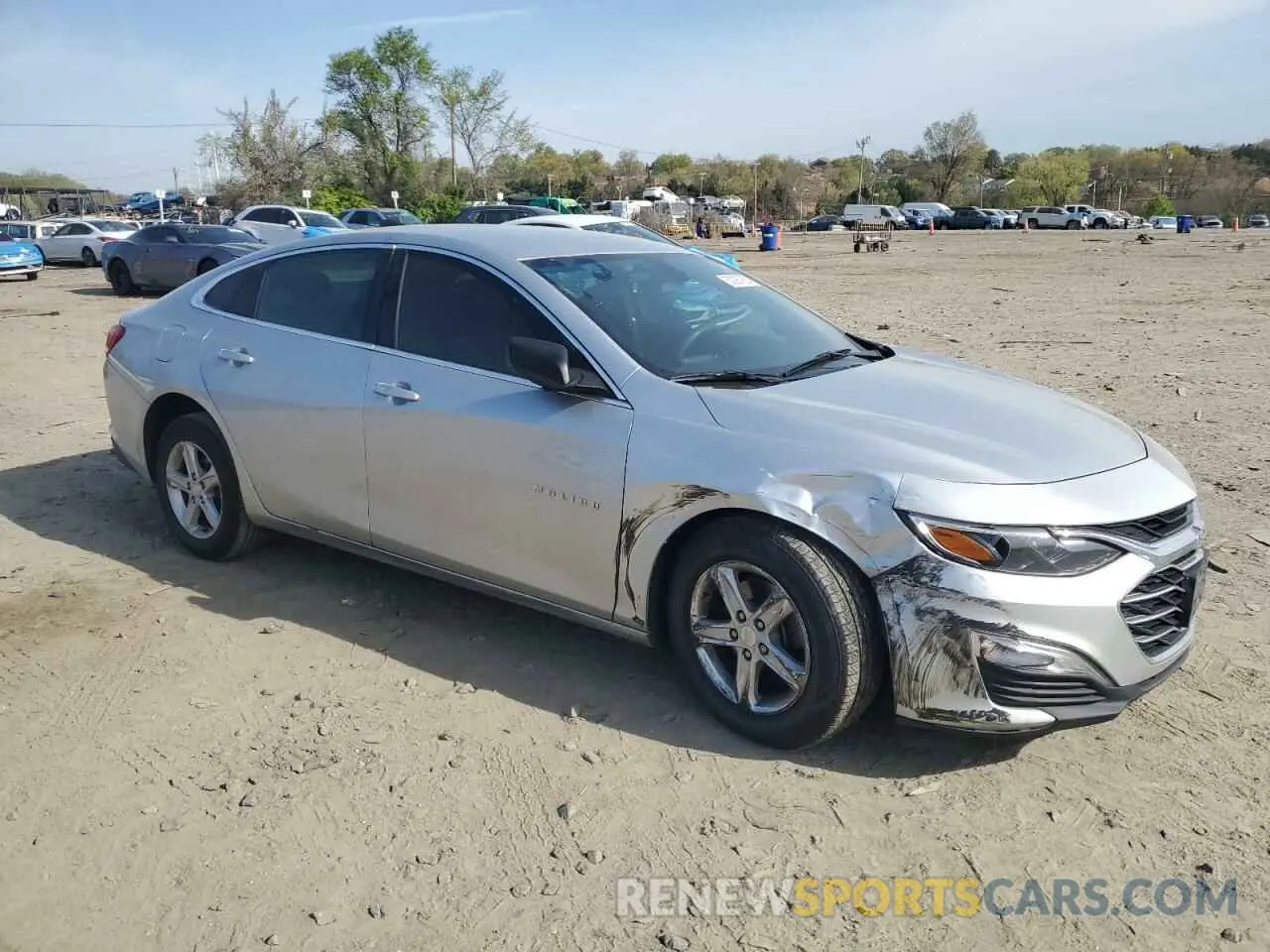 4 Photograph of a damaged car 1G1ZB5STXLF005660 CHEVROLET MALIBU 2020