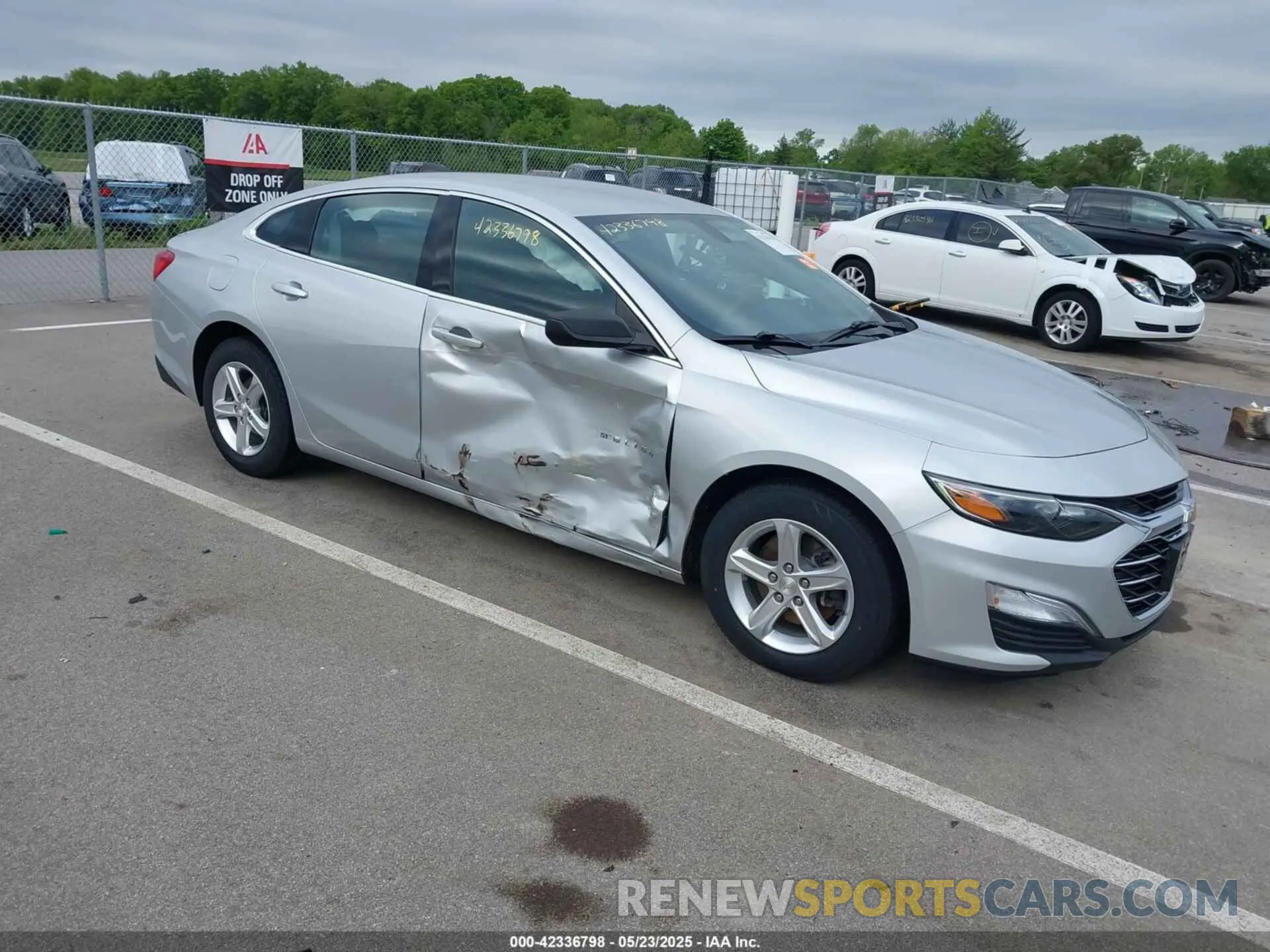 1 Photograph of a damaged car 1G1ZB5STXLF128892 CHEVROLET MALIBU 2020