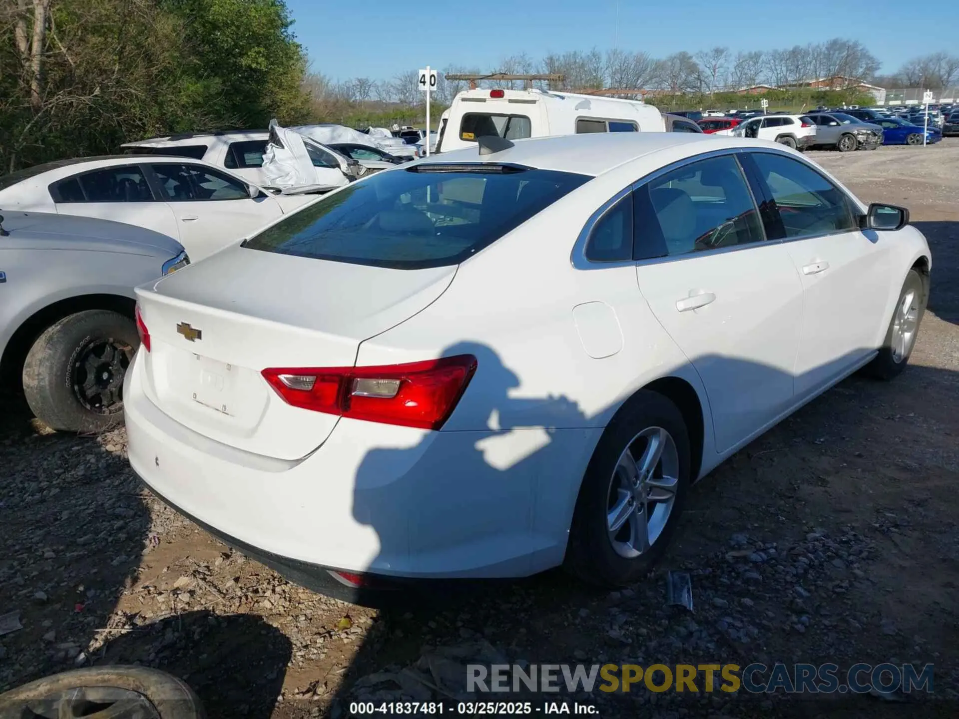 4 Photograph of a damaged car 1G1ZB5STXLF136748 CHEVROLET MALIBU 2020