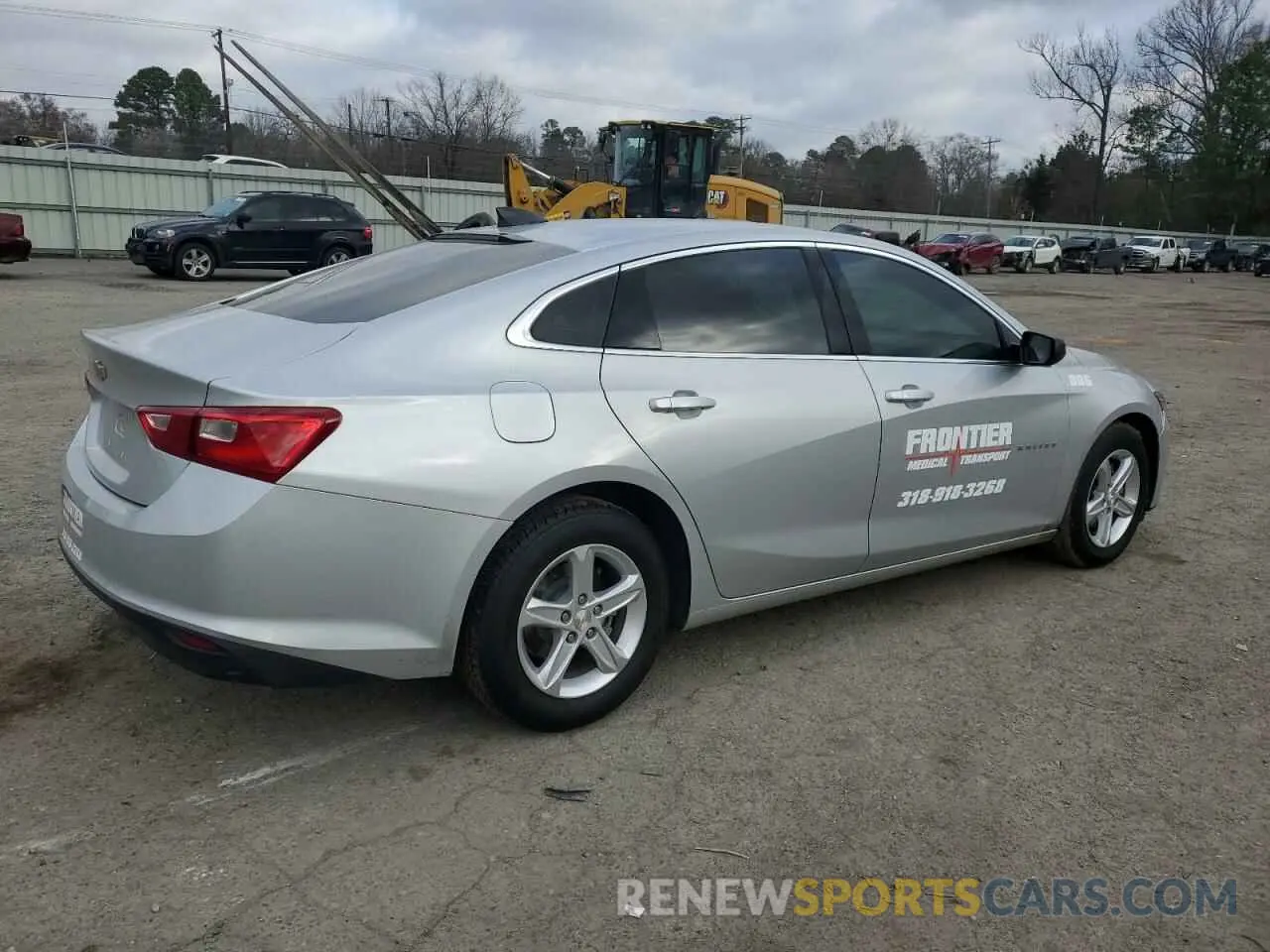 3 Photograph of a damaged car 1G1ZB5STXLF148656 CHEVROLET MALIBU 2020