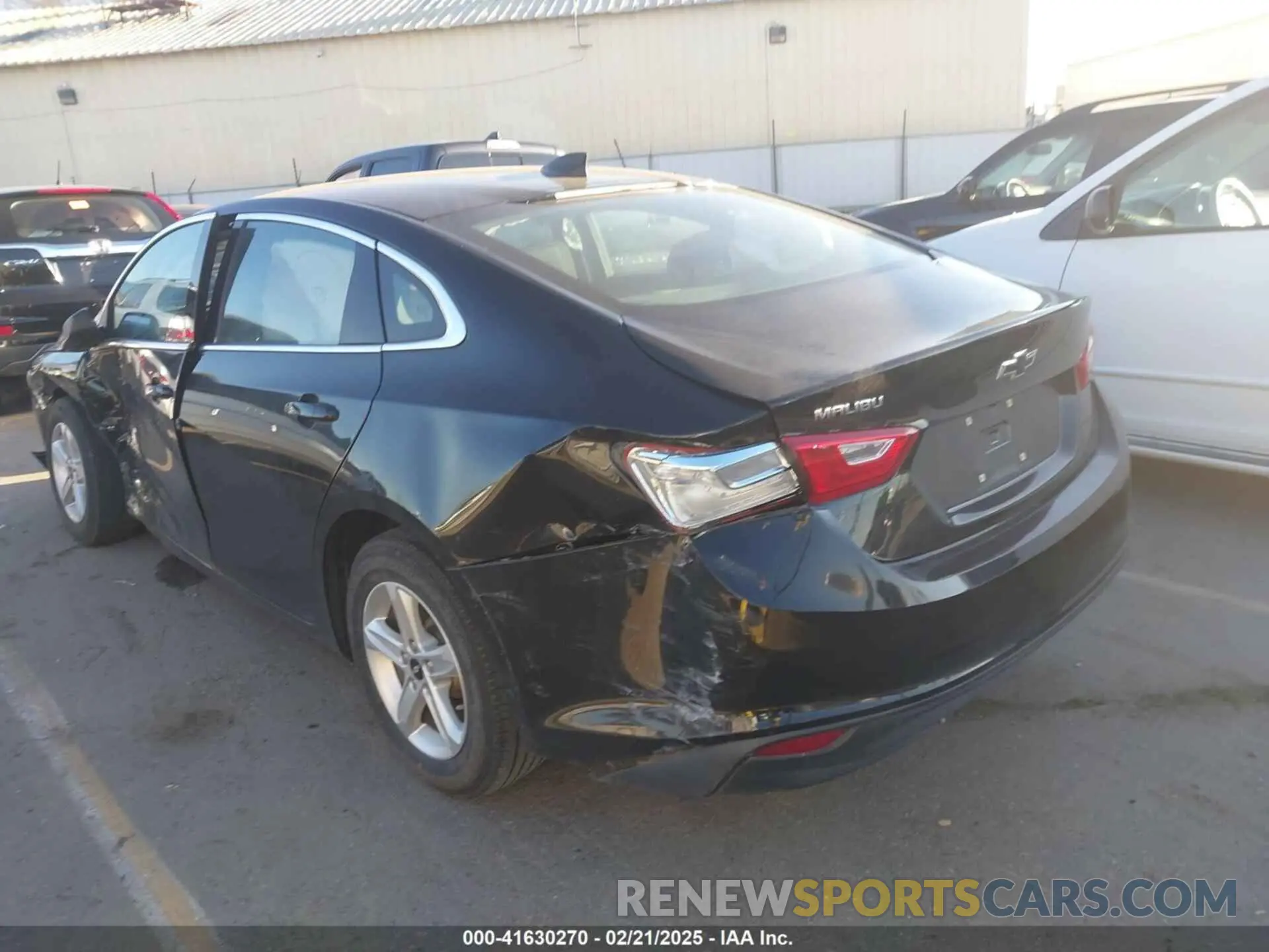 3 Photograph of a damaged car 1G1ZB5STXLF151816 CHEVROLET MALIBU 2020