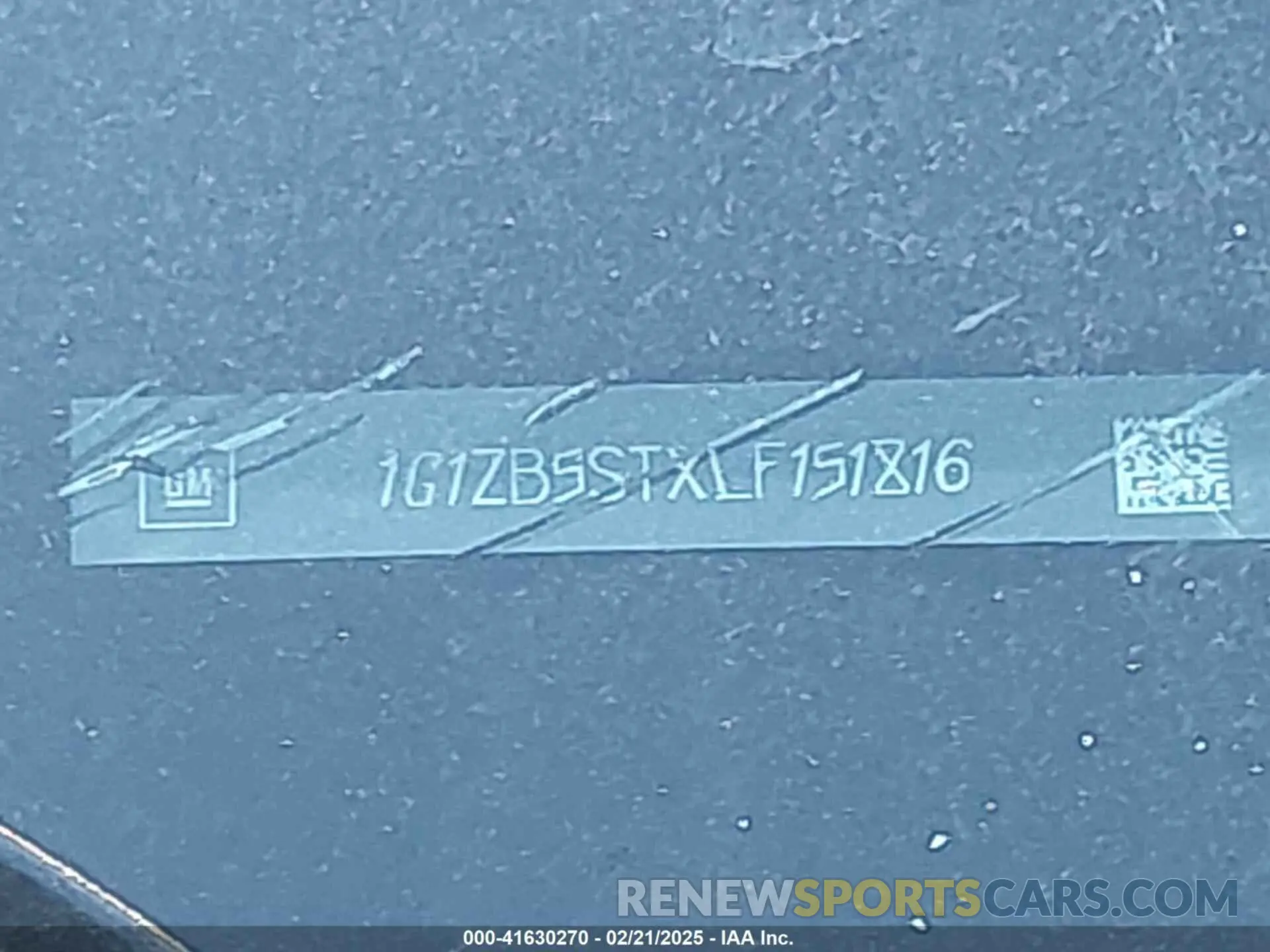 9 Photograph of a damaged car 1G1ZB5STXLF151816 CHEVROLET MALIBU 2020