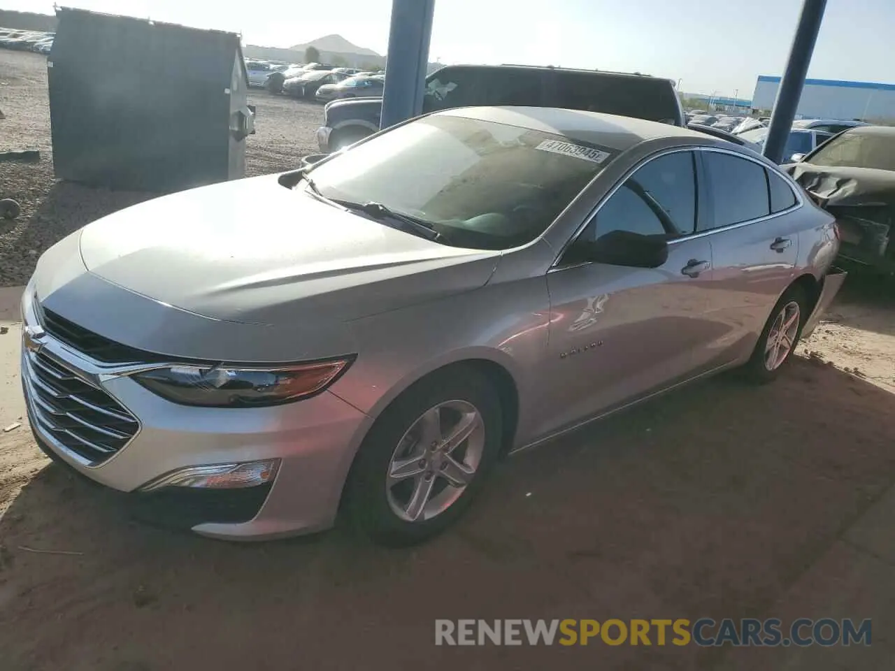 1 Photograph of a damaged car 1G1ZB5STXLF154862 CHEVROLET MALIBU 2020