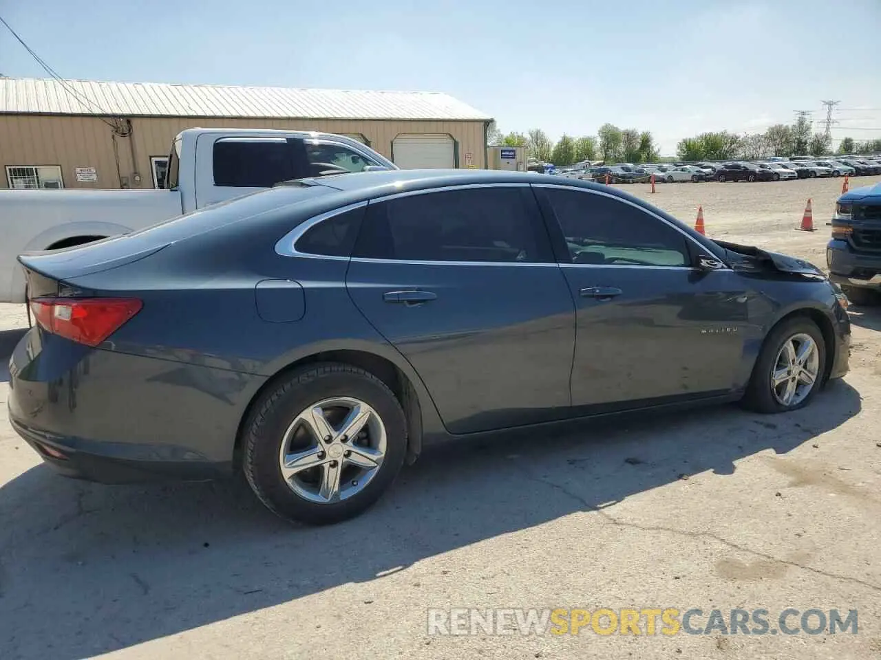 3 Photograph of a damaged car 1G1ZC5ST0LF021797 CHEVROLET MALIBU 2020