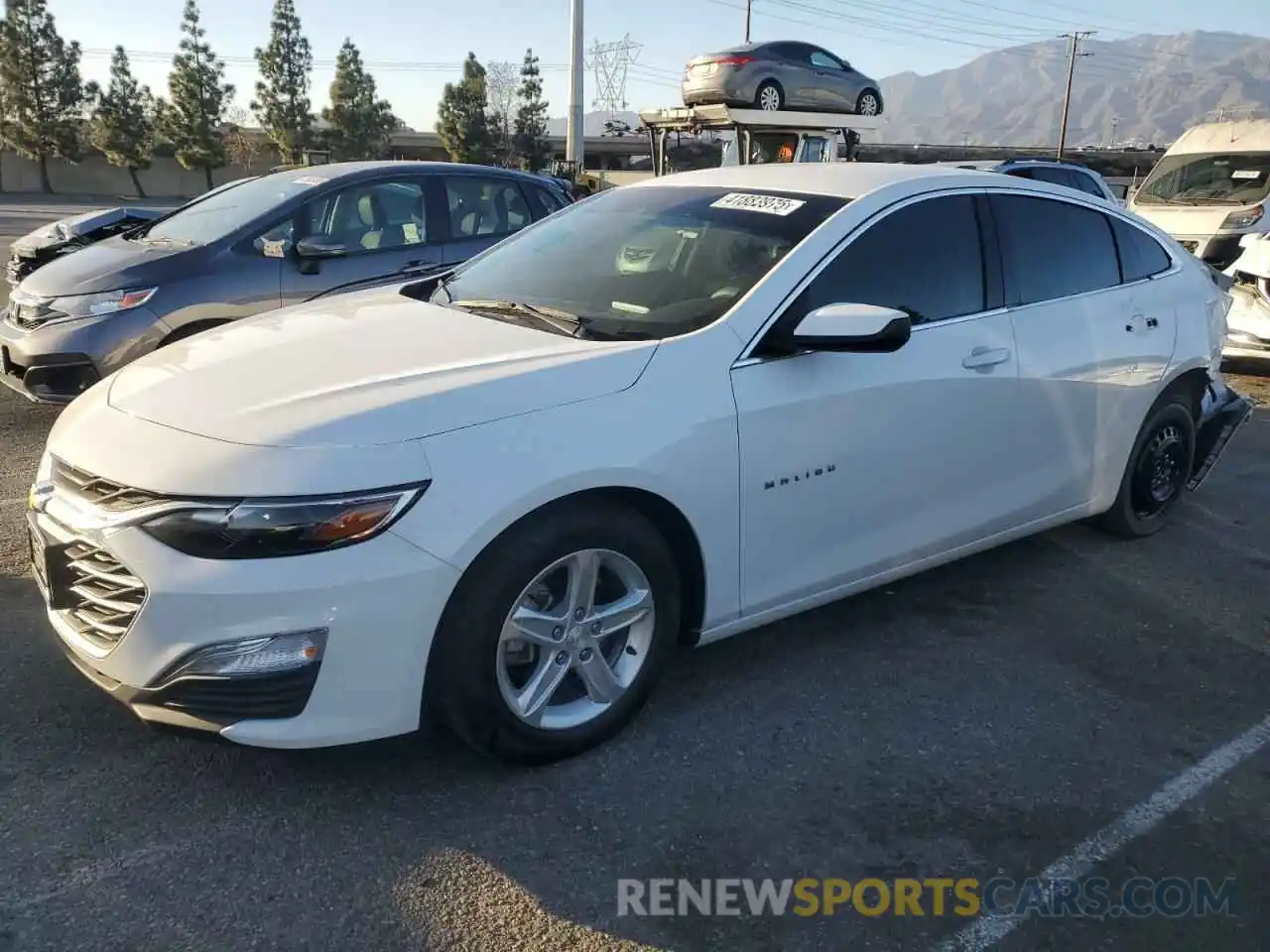 1 Photograph of a damaged car 1G1ZC5ST0LF148873 CHEVROLET MALIBU 2020