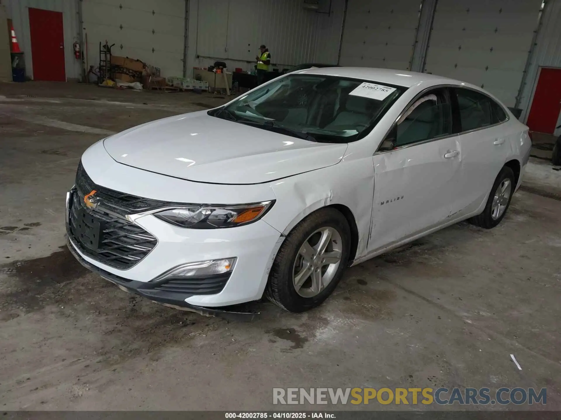 2 Photograph of a damaged car 1G1ZC5ST1LF076601 CHEVROLET MALIBU 2020