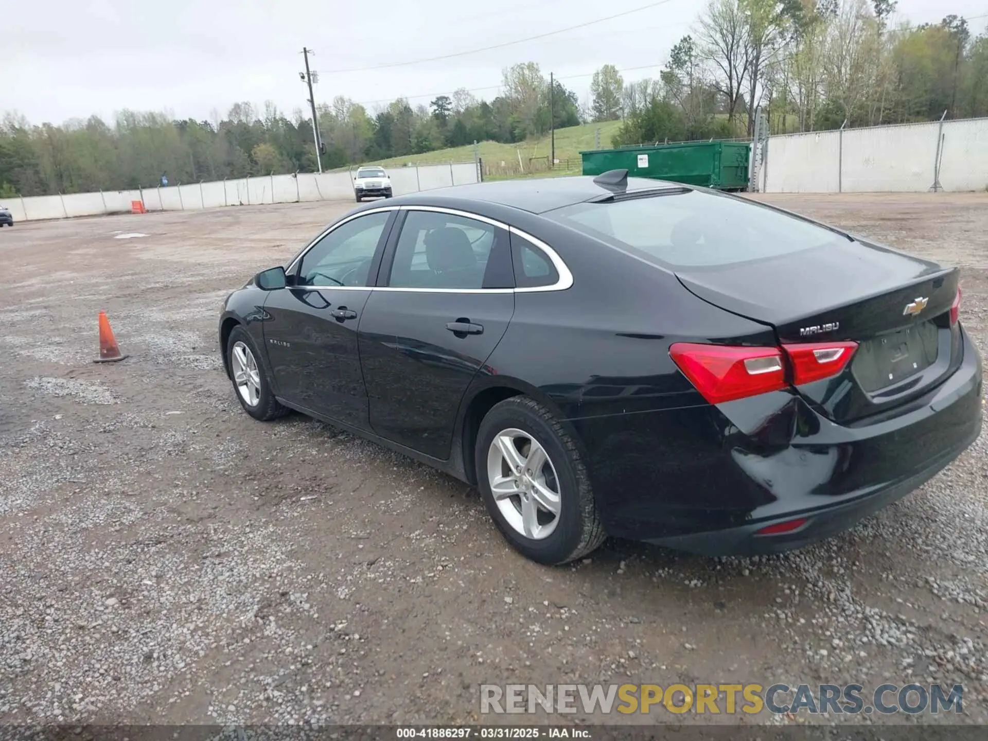 3 Photograph of a damaged car 1G1ZC5ST1LF141771 CHEVROLET MALIBU 2020