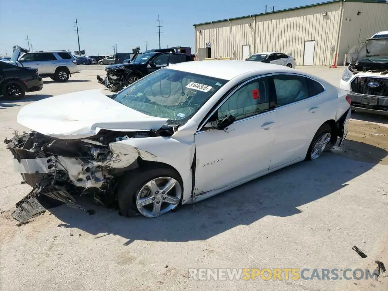 1 Photograph of a damaged car 1G1ZC5ST1LF146338 CHEVROLET MALIBU 2020