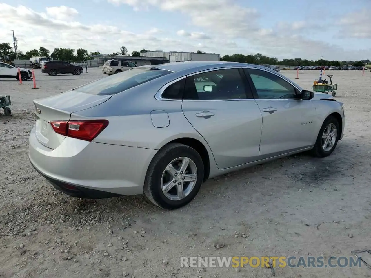 3 Photograph of a damaged car 1G1ZC5ST2LF073819 CHEVROLET MALIBU 2020