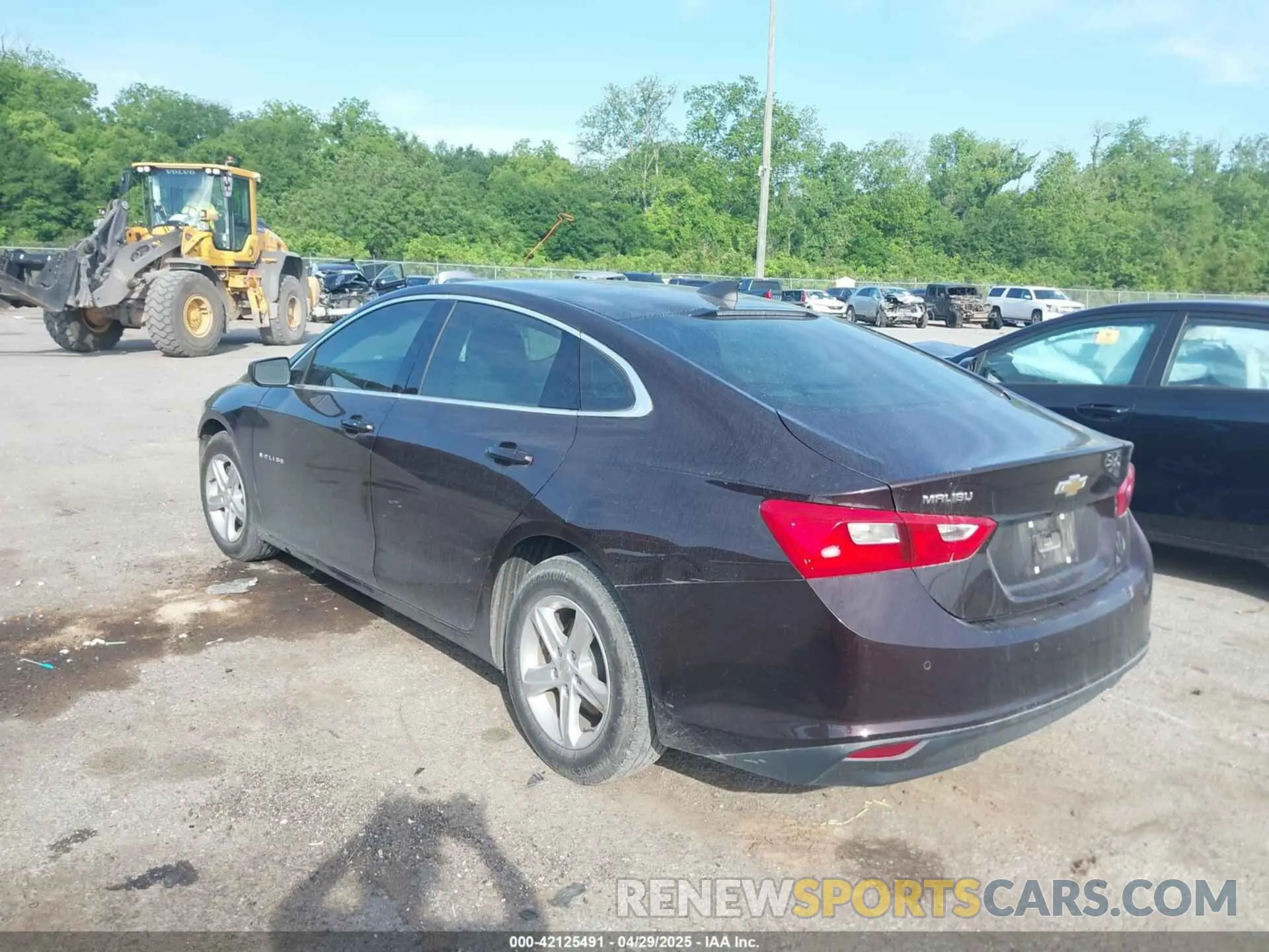 3 Photograph of a damaged car 1G1ZC5ST3LF053059 CHEVROLET MALIBU 2020
