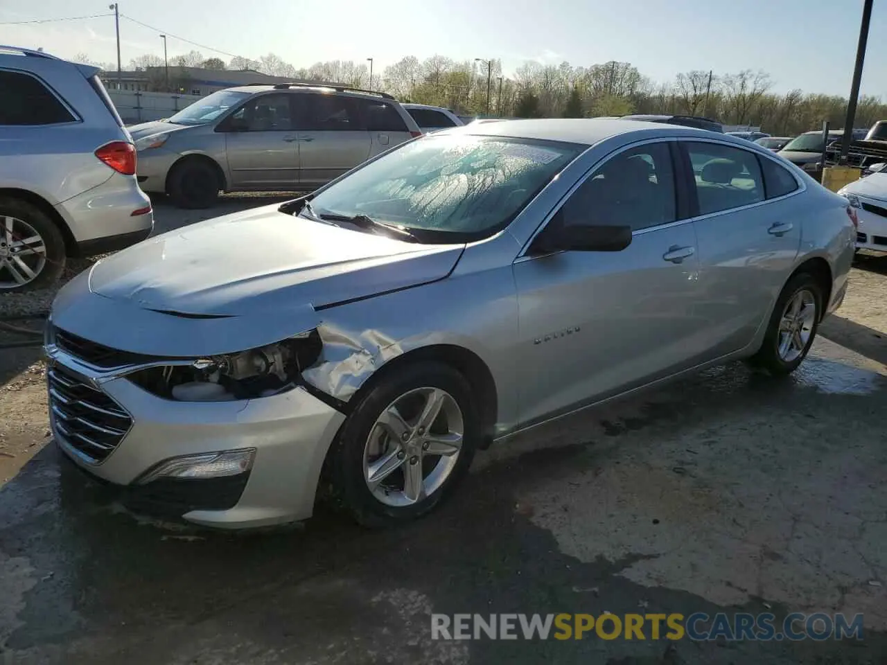 1 Photograph of a damaged car 1G1ZC5ST3LF128133 CHEVROLET MALIBU 2020