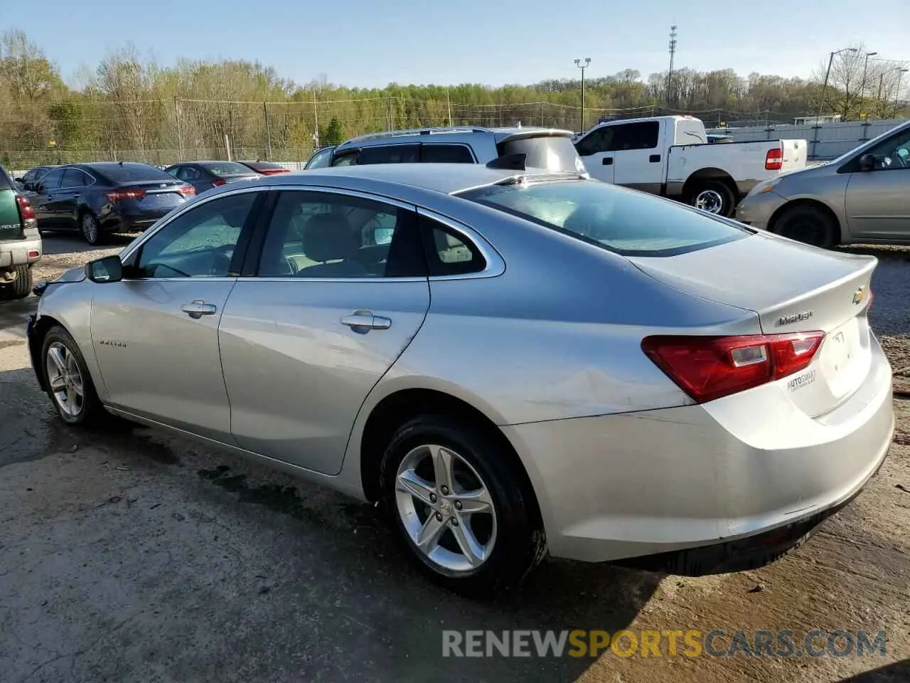 2 Photograph of a damaged car 1G1ZC5ST3LF128133 CHEVROLET MALIBU 2020