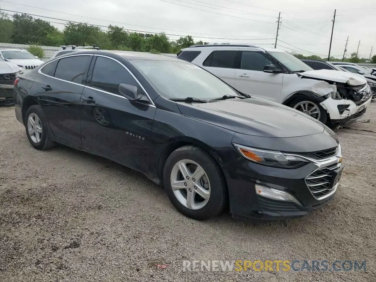 4 Photograph of a damaged car 1G1ZC5ST3LF144607 CHEVROLET MALIBU 2020