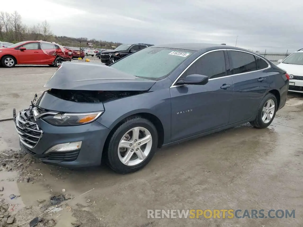 1 Photograph of a damaged car 1G1ZC5ST4LF105623 CHEVROLET MALIBU 2020