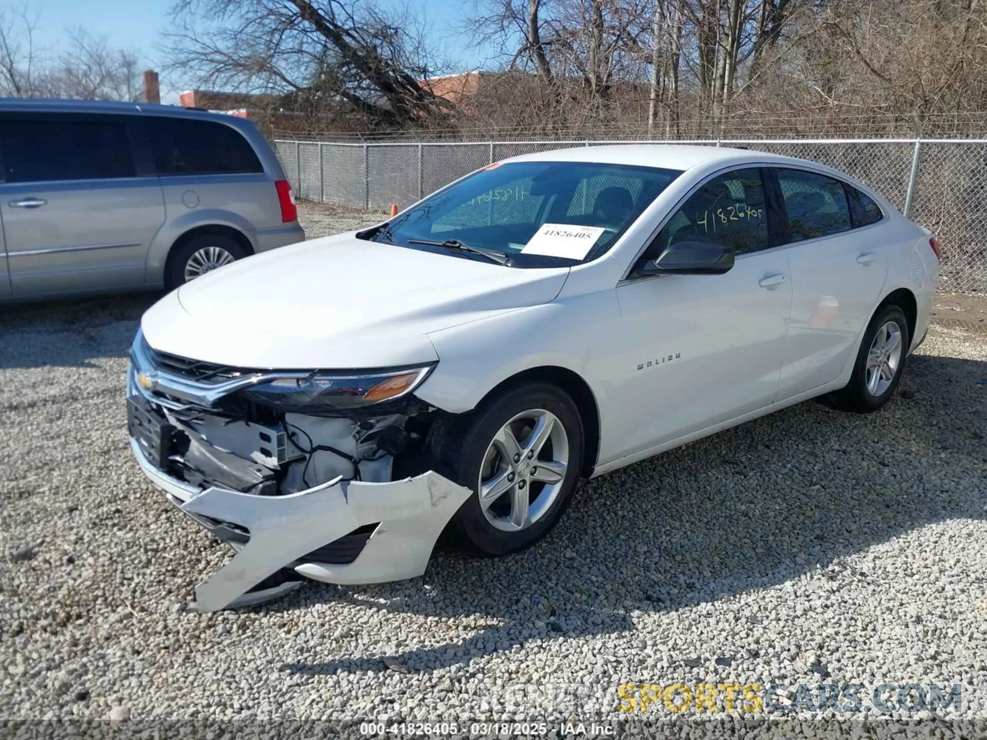 2 Photograph of a damaged car 1G1ZC5ST4LF131266 CHEVROLET MALIBU 2020