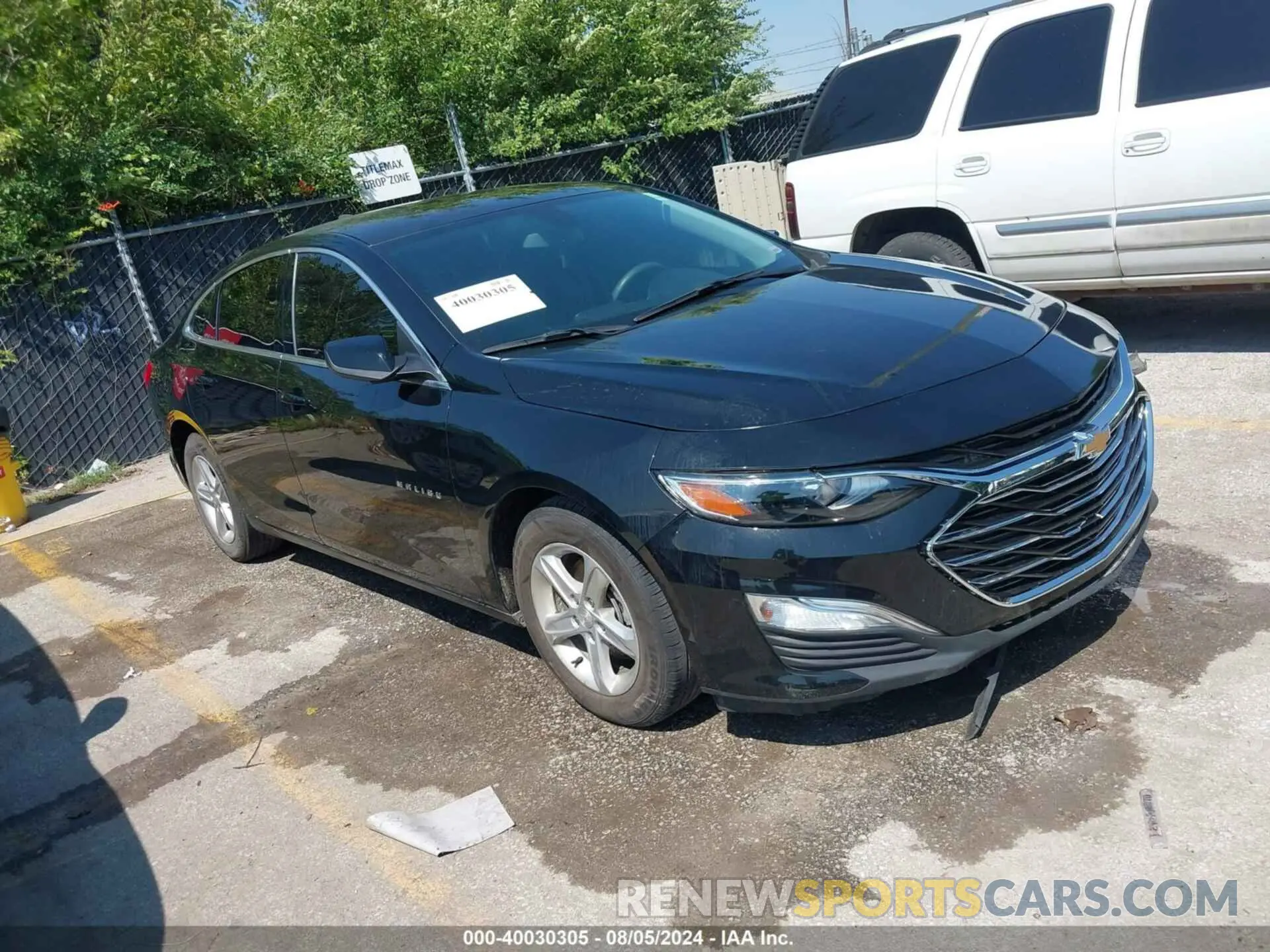 1 Photograph of a damaged car 1G1ZC5ST5LF006020 CHEVROLET MALIBU 2020