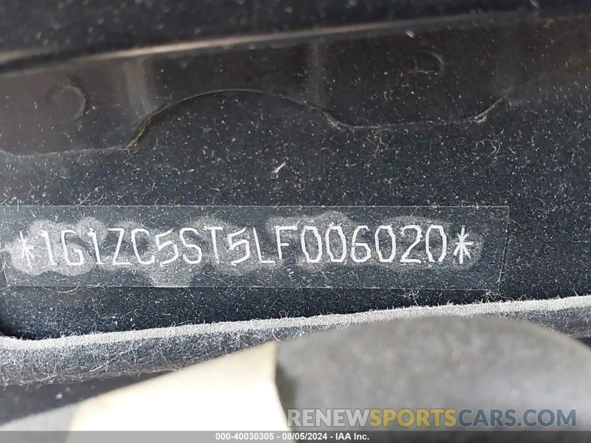 9 Photograph of a damaged car 1G1ZC5ST5LF006020 CHEVROLET MALIBU 2020