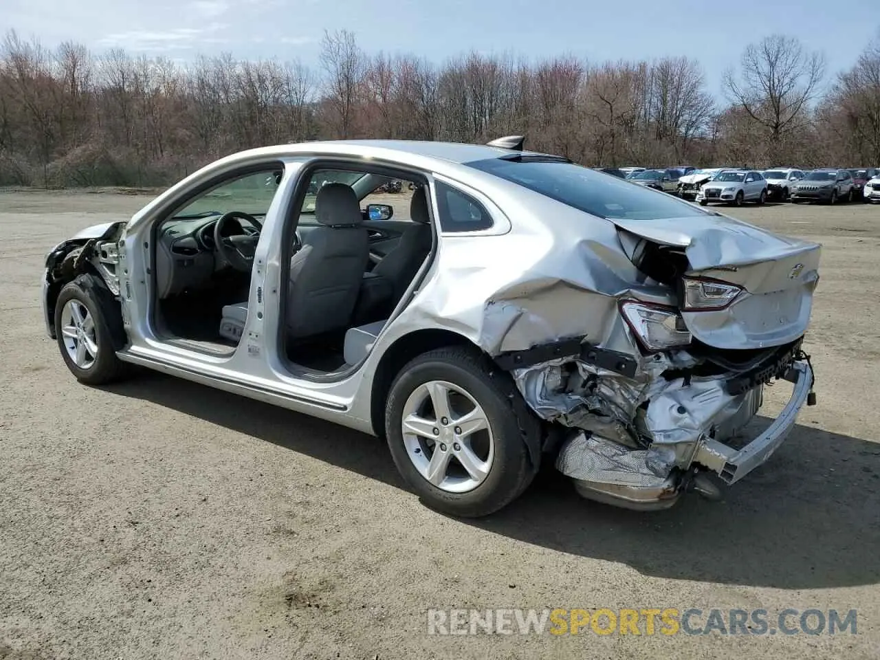 2 Photograph of a damaged car 1G1ZC5ST5LF156676 CHEVROLET MALIBU 2020