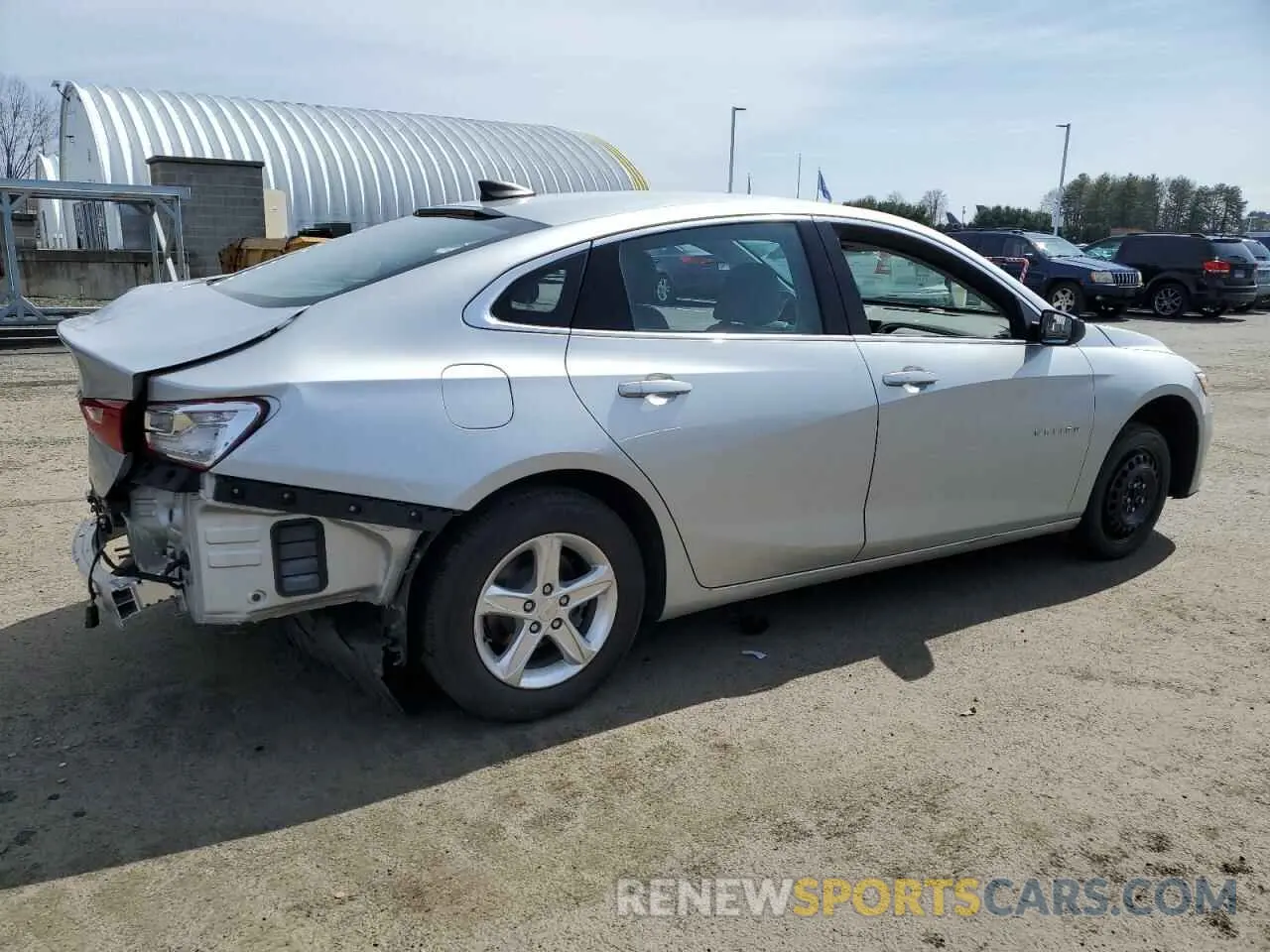 3 Photograph of a damaged car 1G1ZC5ST5LF156676 CHEVROLET MALIBU 2020