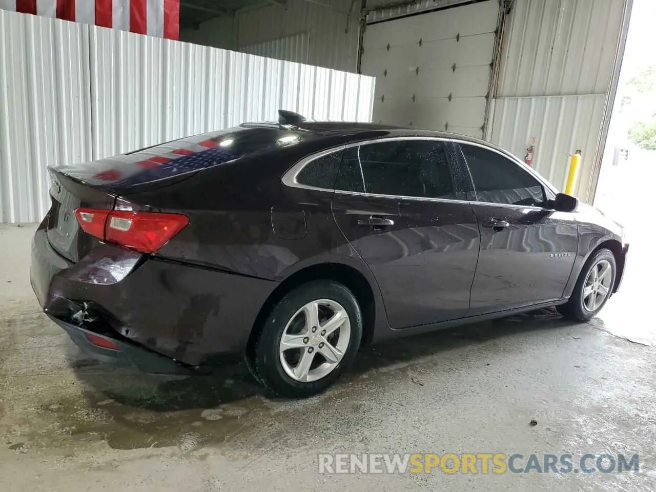 3 Photograph of a damaged car 1G1ZC5ST6LF076450 CHEVROLET MALIBU 2020