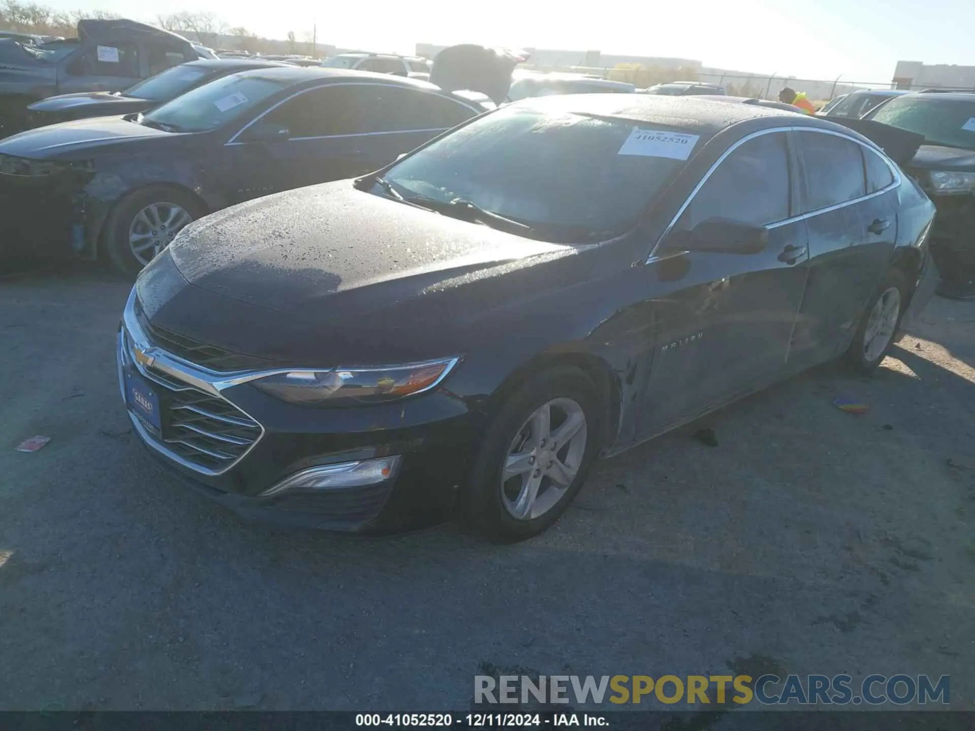 2 Photograph of a damaged car 1G1ZC5ST6LF111486 CHEVROLET MALIBU 2020