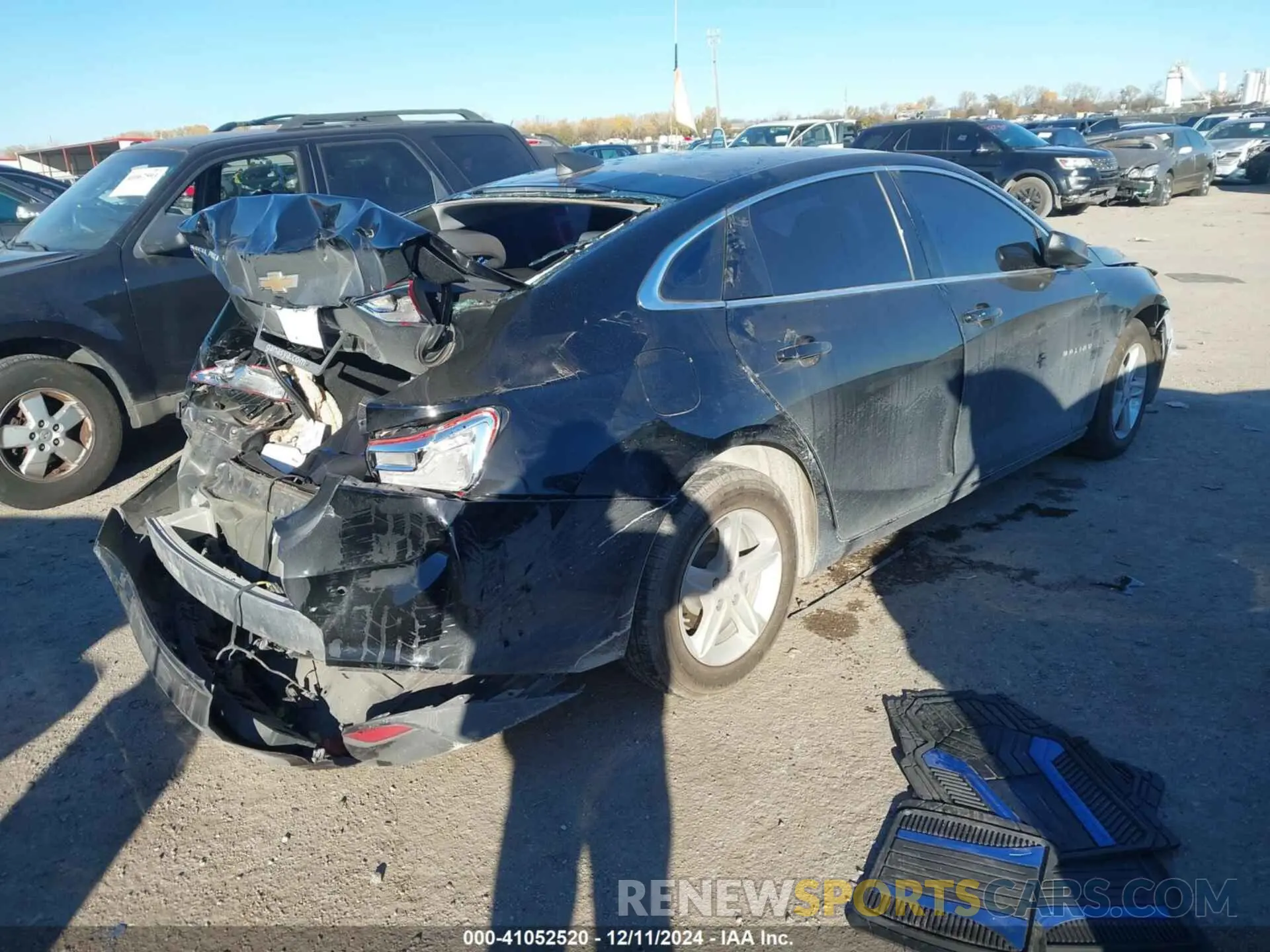 4 Photograph of a damaged car 1G1ZC5ST6LF111486 CHEVROLET MALIBU 2020