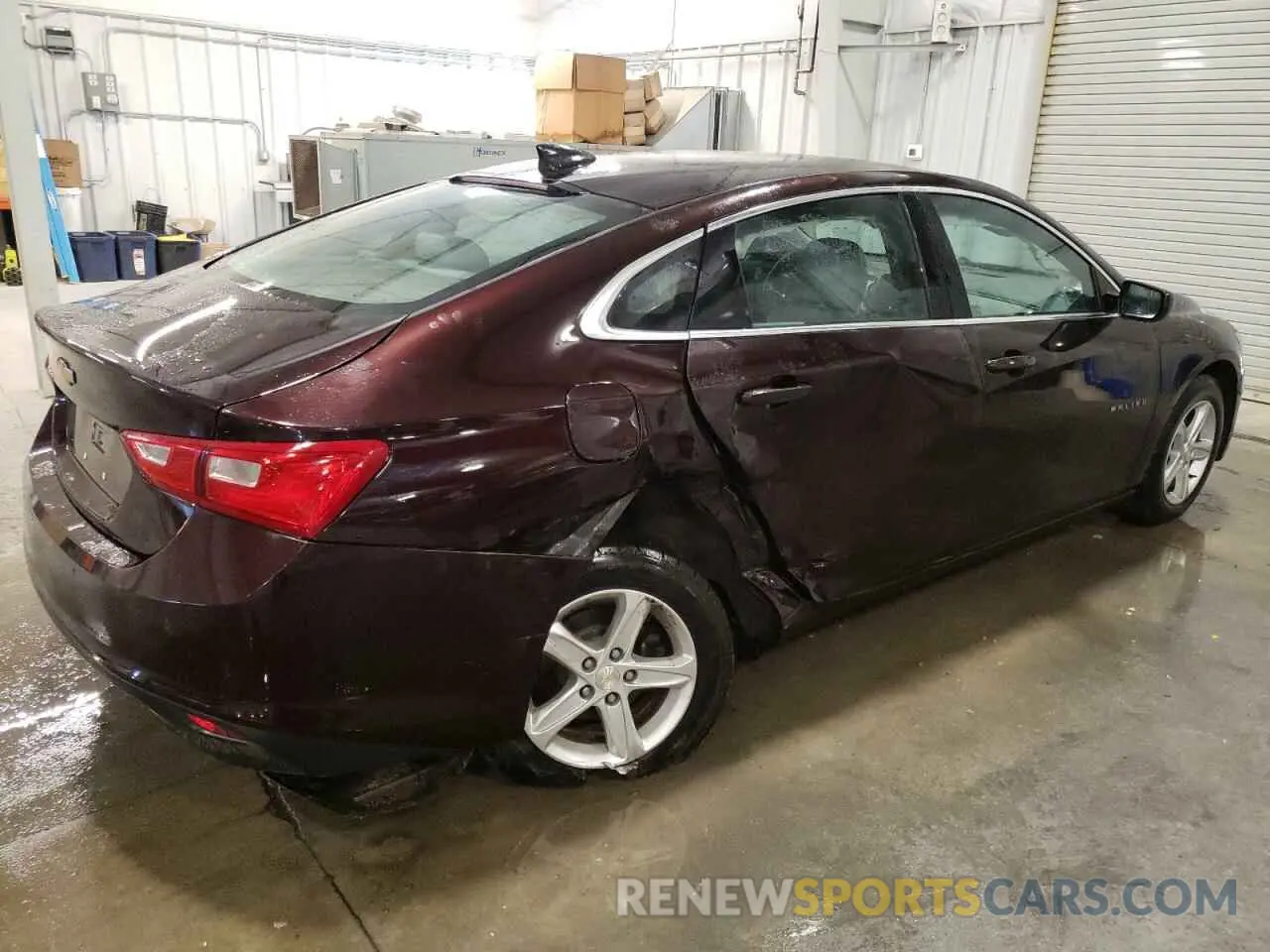 3 Photograph of a damaged car 1G1ZC5ST6LF111861 CHEVROLET MALIBU 2020