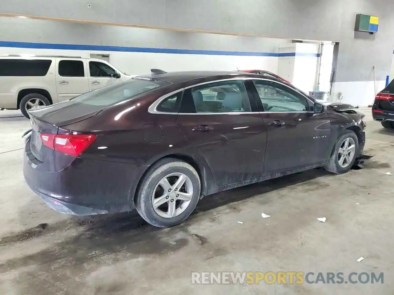 3 Photograph of a damaged car 1G1ZC5ST6LF116252 CHEVROLET MALIBU 2020