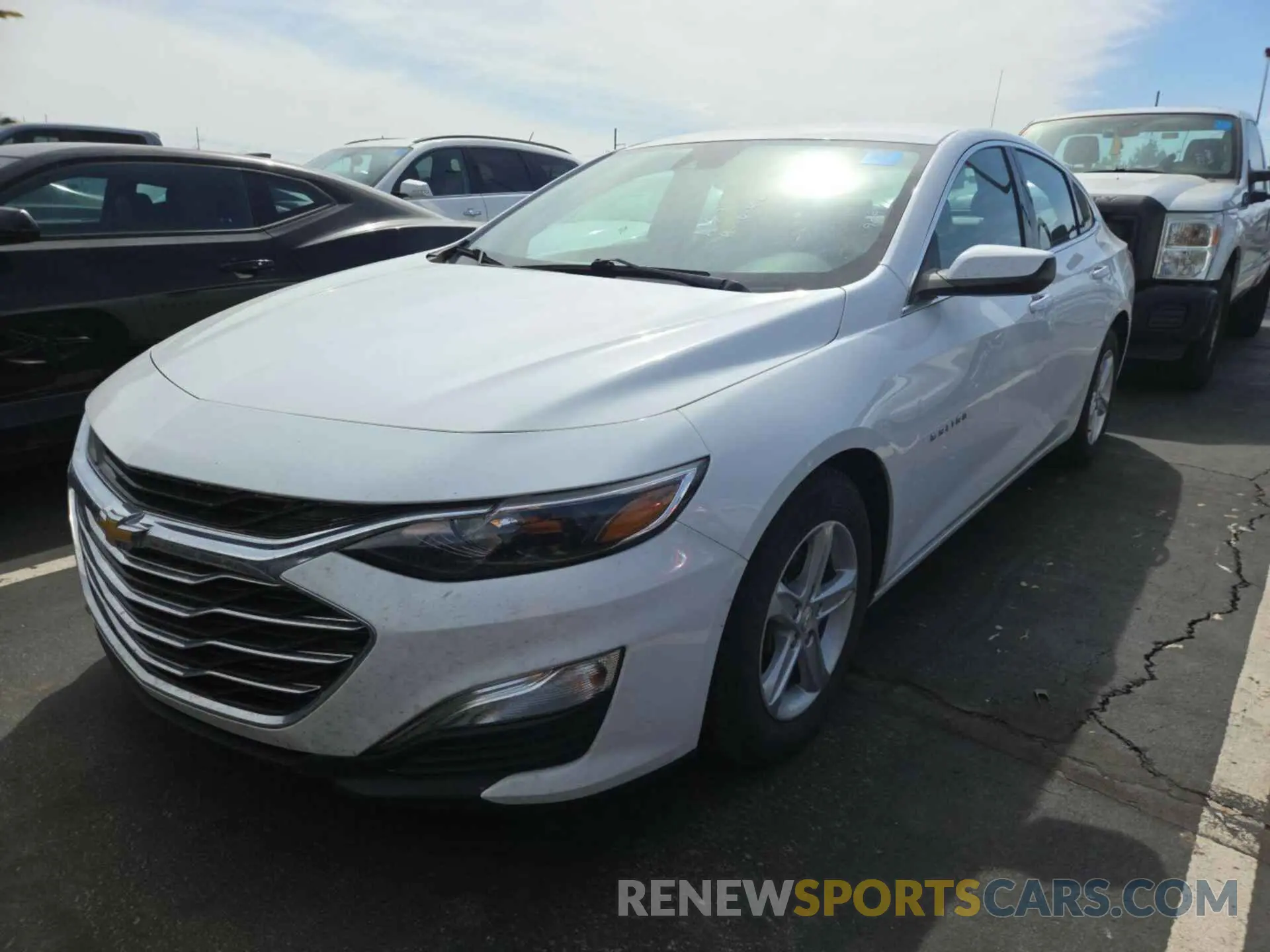 1 Photograph of a damaged car 1G1ZC5ST7LF081964 CHEVROLET MALIBU 2020