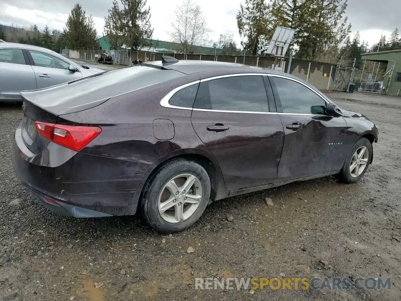 3 Photograph of a damaged car 1G1ZC5ST7LF107995 CHEVROLET MALIBU 2020