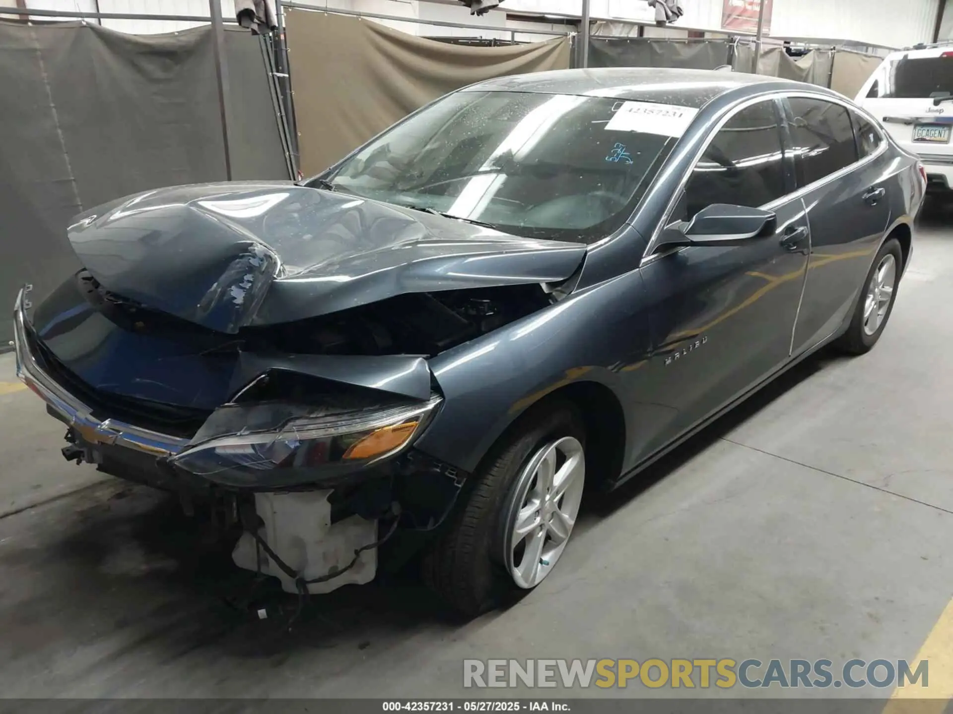 2 Photograph of a damaged car 1G1ZC5ST7LF109293 CHEVROLET MALIBU 2020