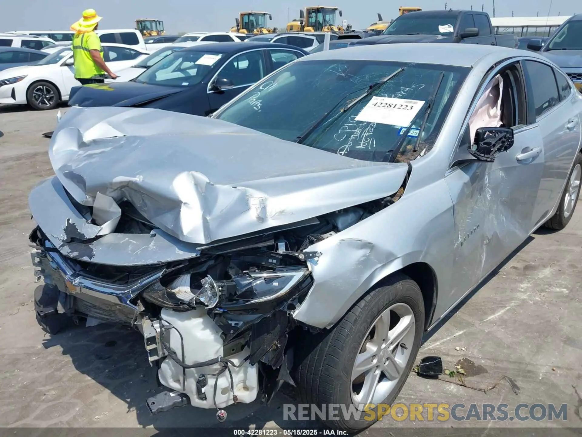 6 Photograph of a damaged car 1G1ZC5ST8LF075011 CHEVROLET MALIBU 2020
